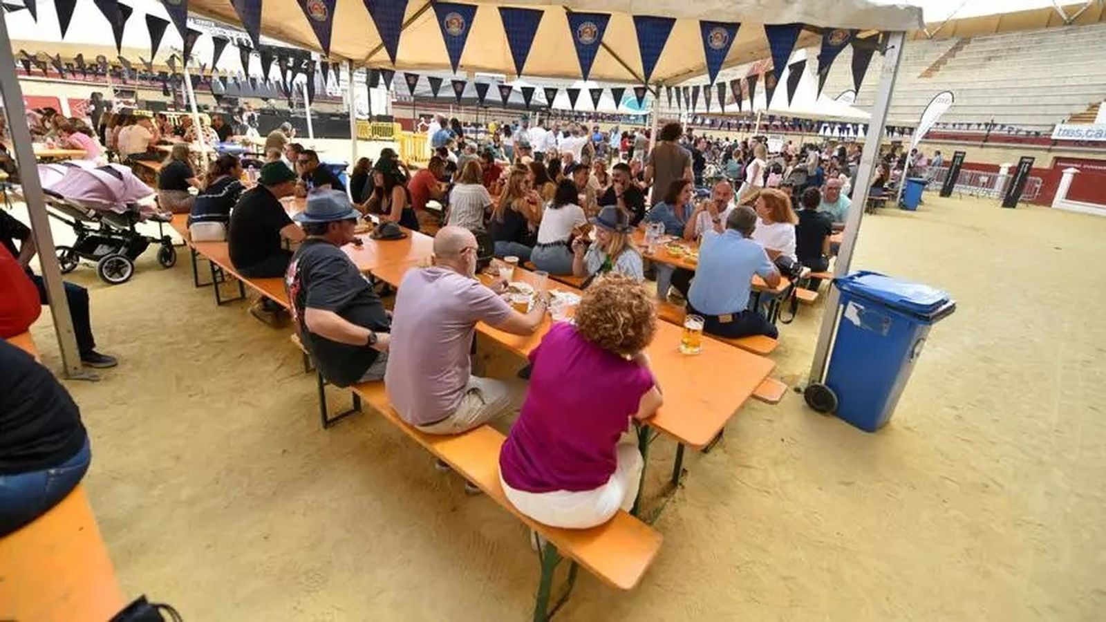 El 'Oktoberfest' en La Montera, el pasado año.