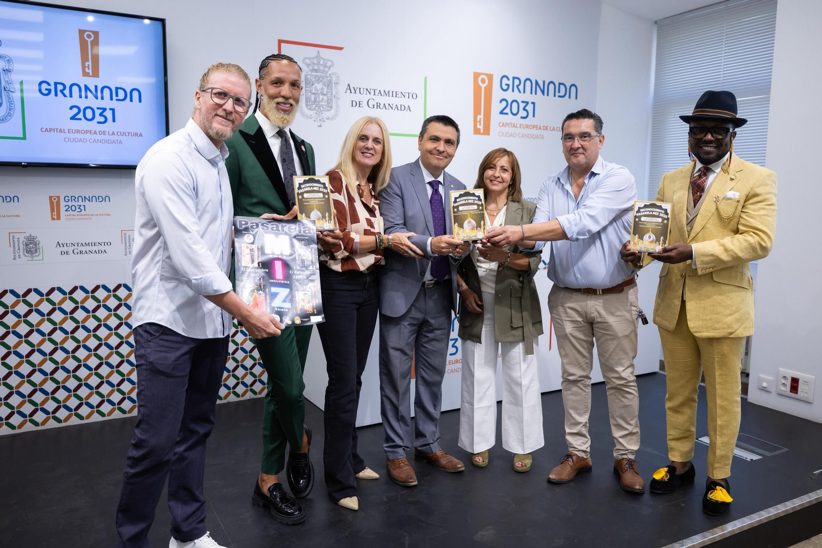 Presentación de la Pasarela Inclusiva del Zaidín en el Ayuntamiento de Granada