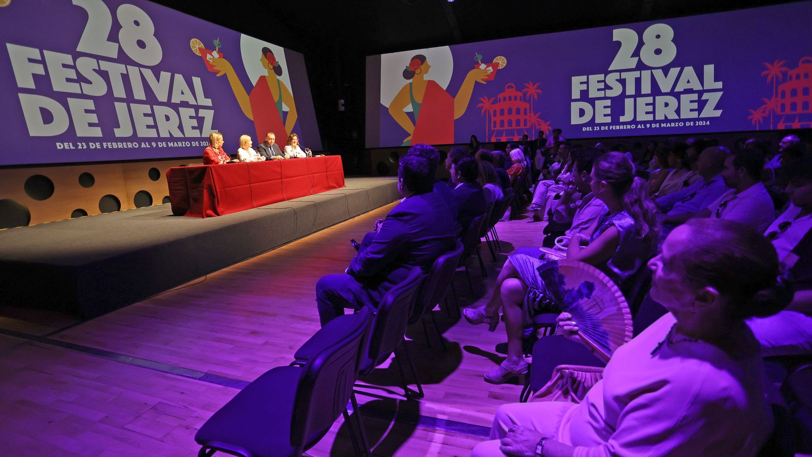 Otro momento de la presentación.