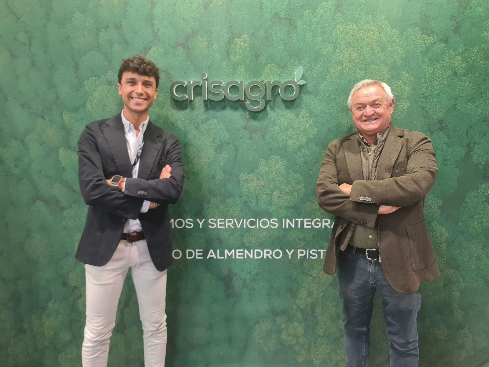 Álvaro Siles y Cristóbal Aránega, de Crisagro.