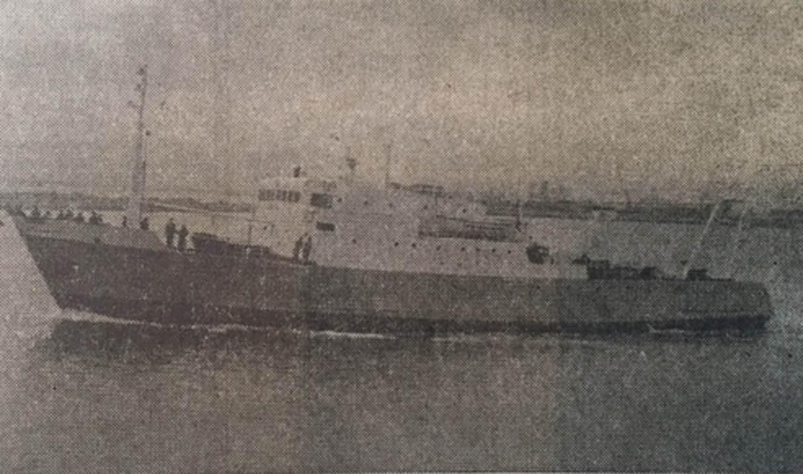 1967 hace 50 añosEl buque congelador Adara, perdido en la costa de África