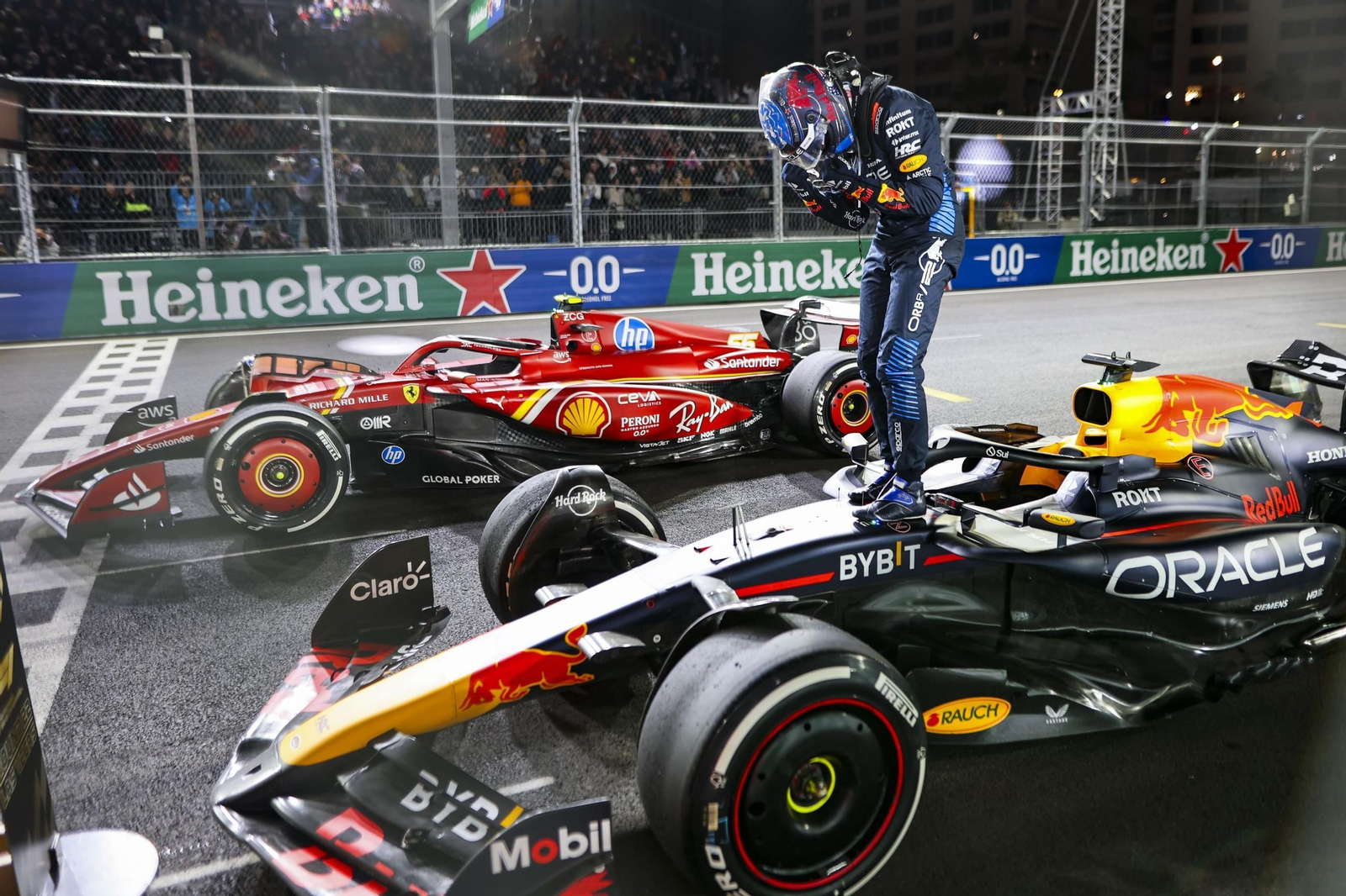 Las fotos del título mundial de Verstappen en Las Vegas