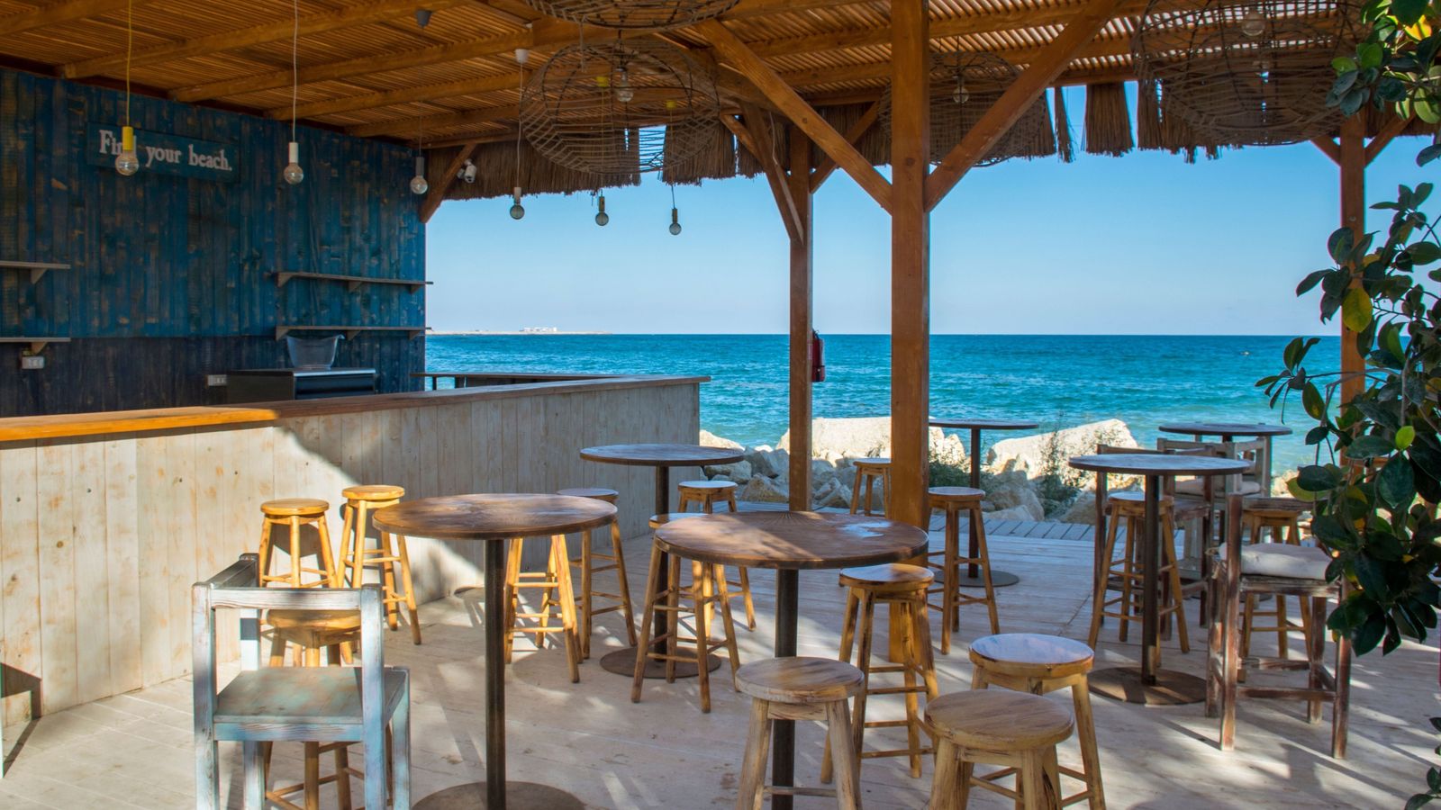 Chiringuito en la playa