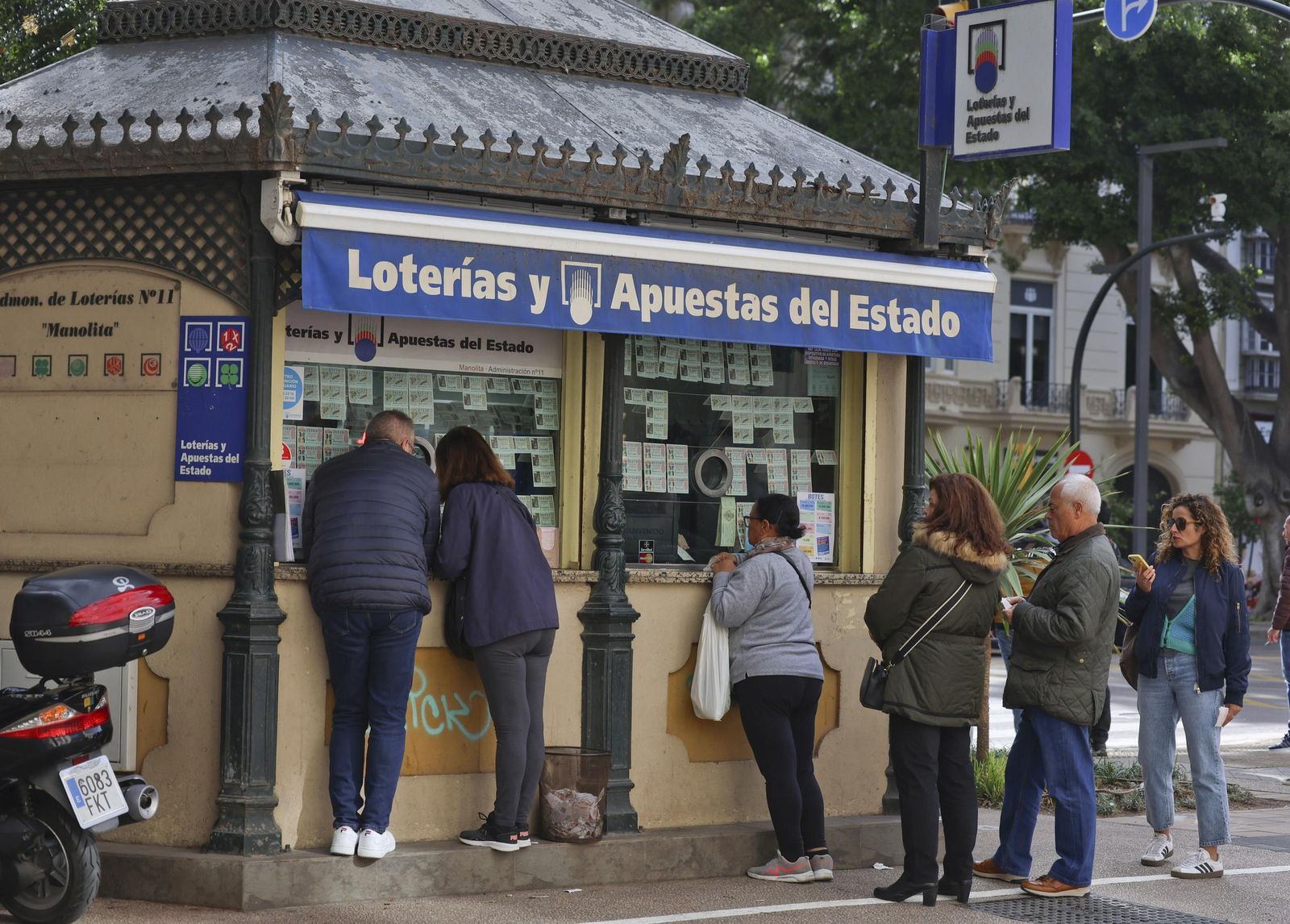 Una administración de Loterías y Apuestas del Estado en Málaga