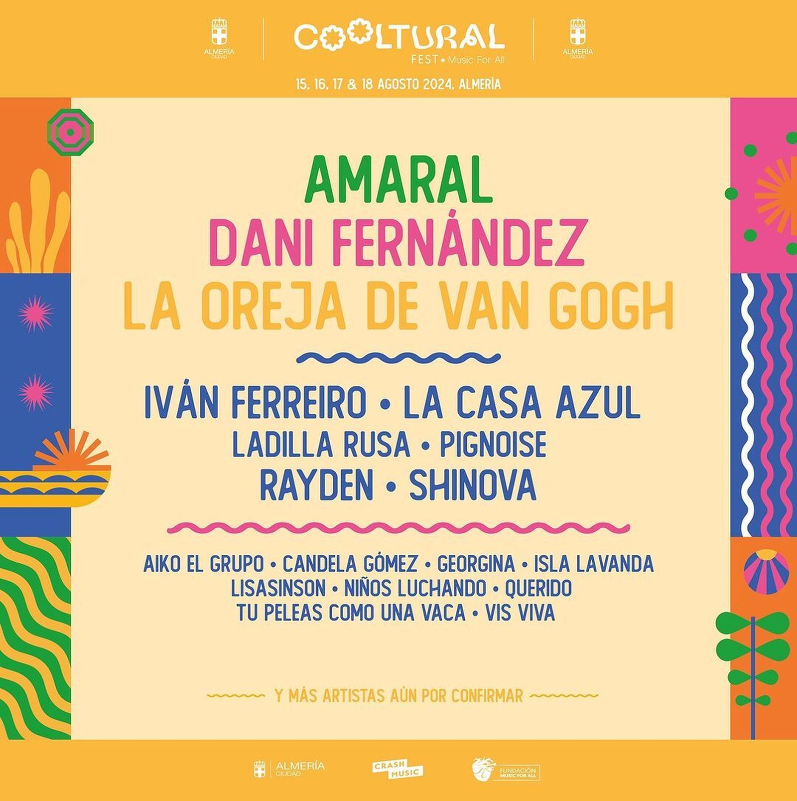 Cartel del Cooltural Fest 2024.