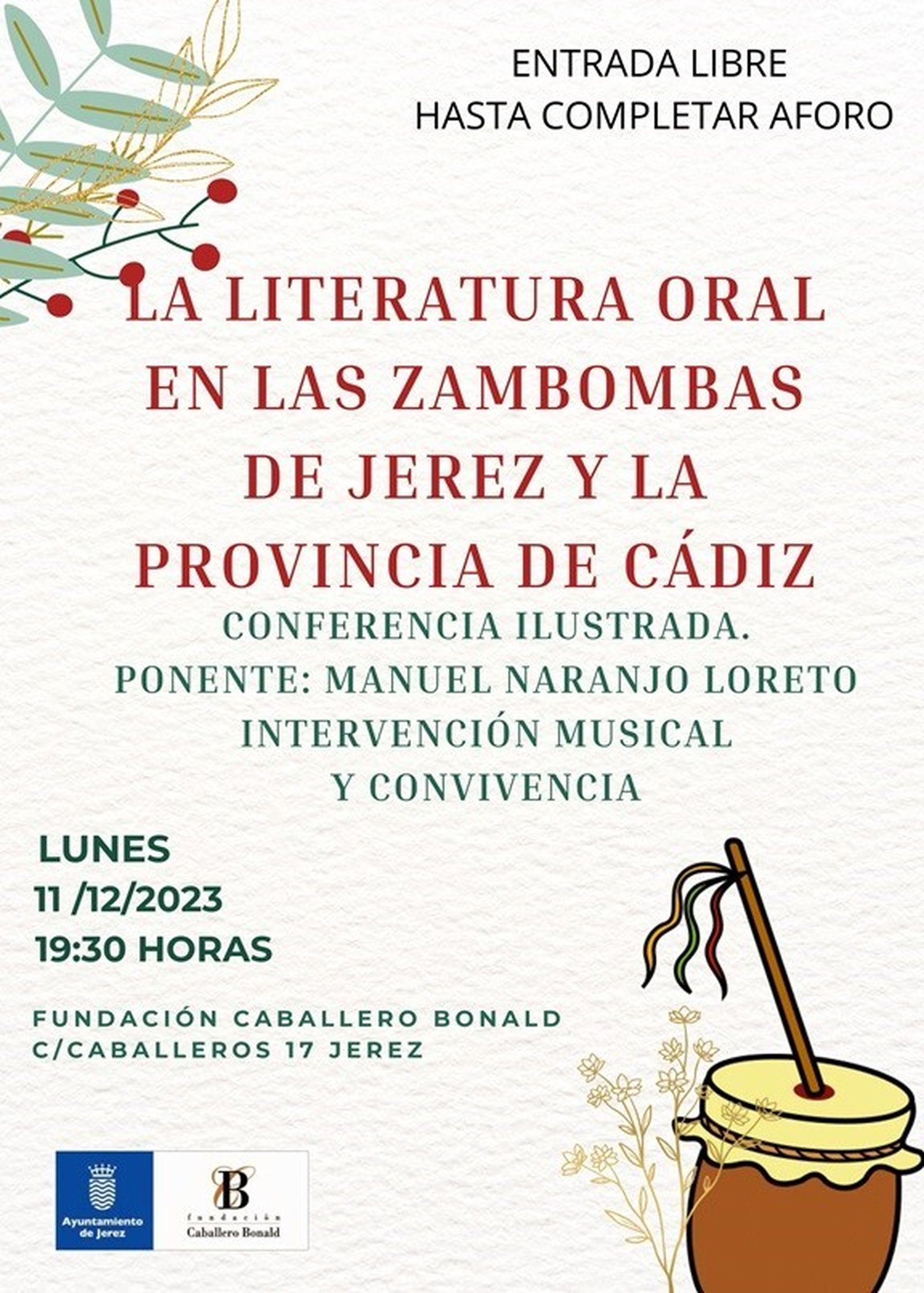 Imagen del cartel de la conferencia