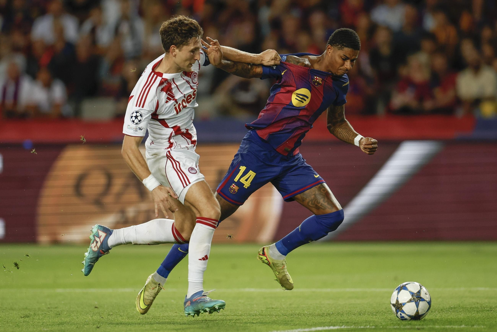 Las fotos del Barcelona-Olympiacos