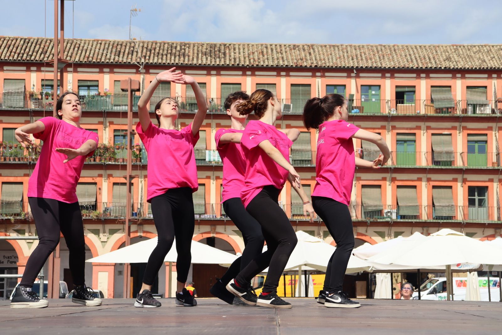 'Flashmob' en La Corredera por el Día Internacional de la Danza