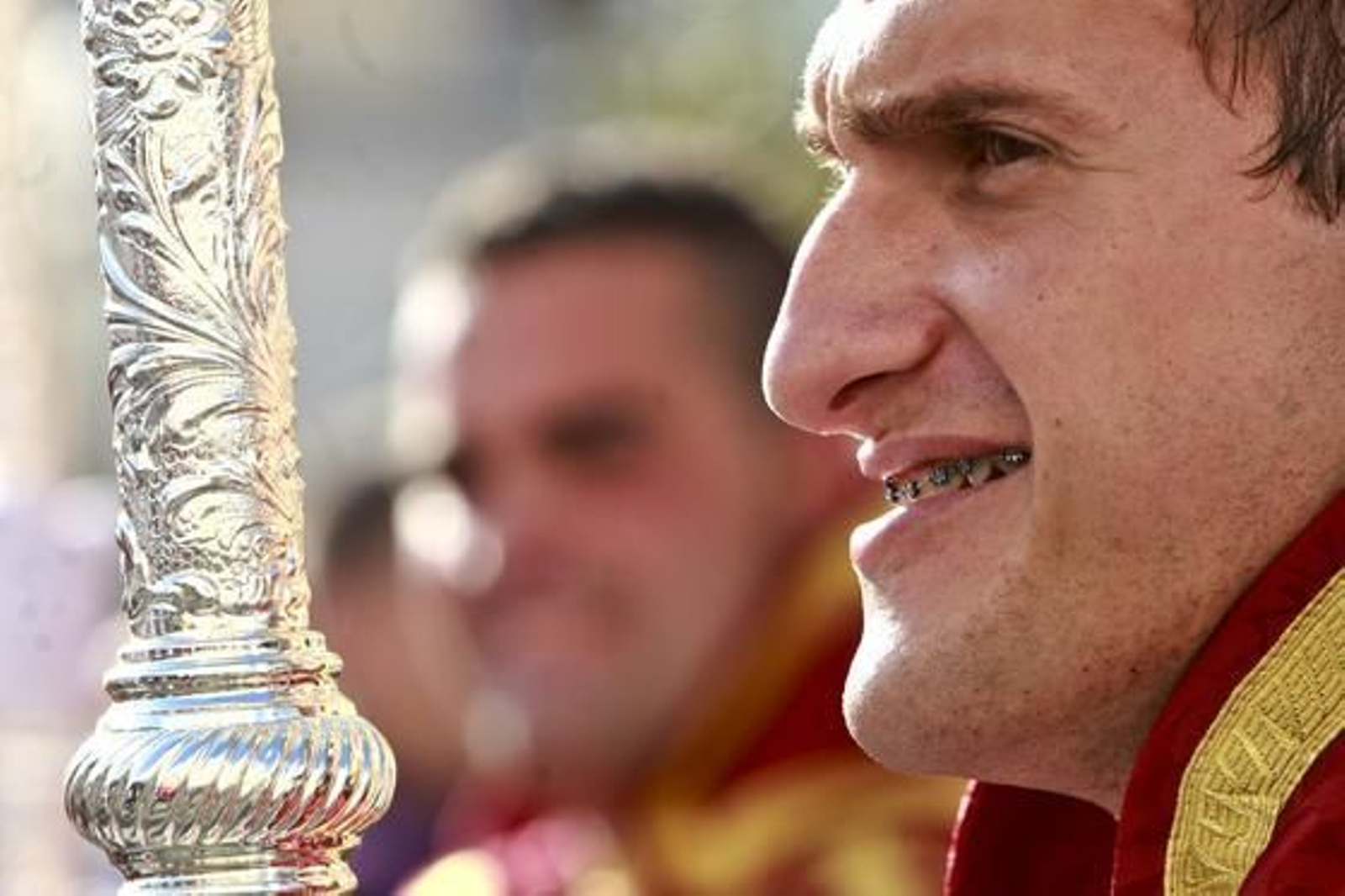 Miles de personas abarrotan las calles de la capital para disfrutar de la  magna de pasos con motivo de la JMJ. Participaron 15 cofradías de la diócesis./Fotos:Julio González

Foto: Julio Gonzalez