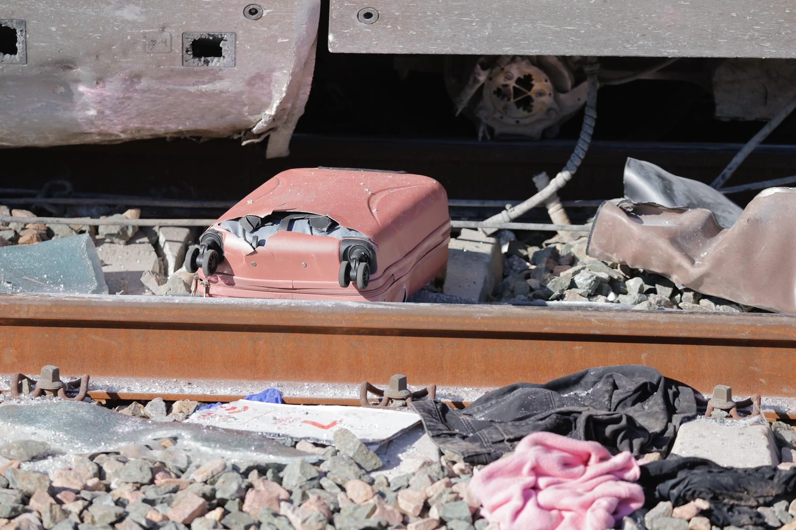 Las imágenes de la zona cero del accidente ferroviario en Adamuz