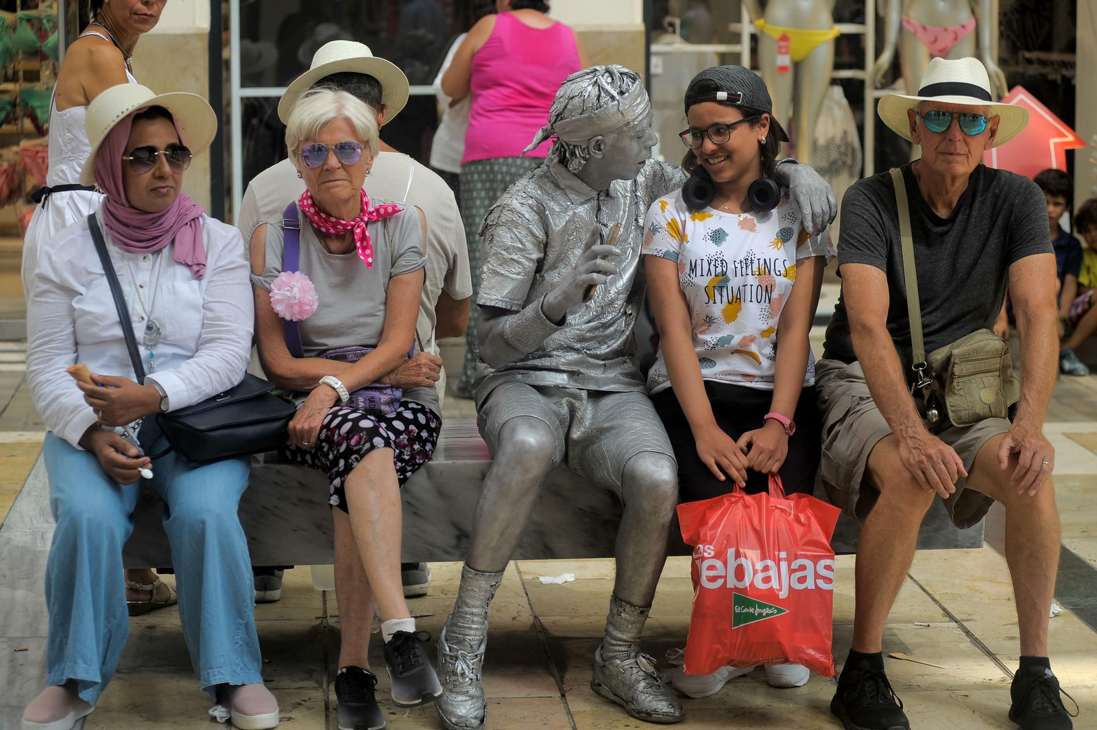 La Feria del Centro en Málaga, este miércoles en fotos
