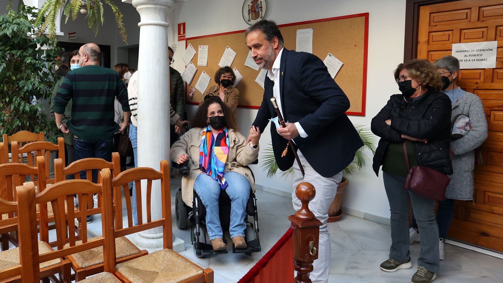 Imágenes de la toma de posesión de Ramón Galán como Alcalde de Trebujena