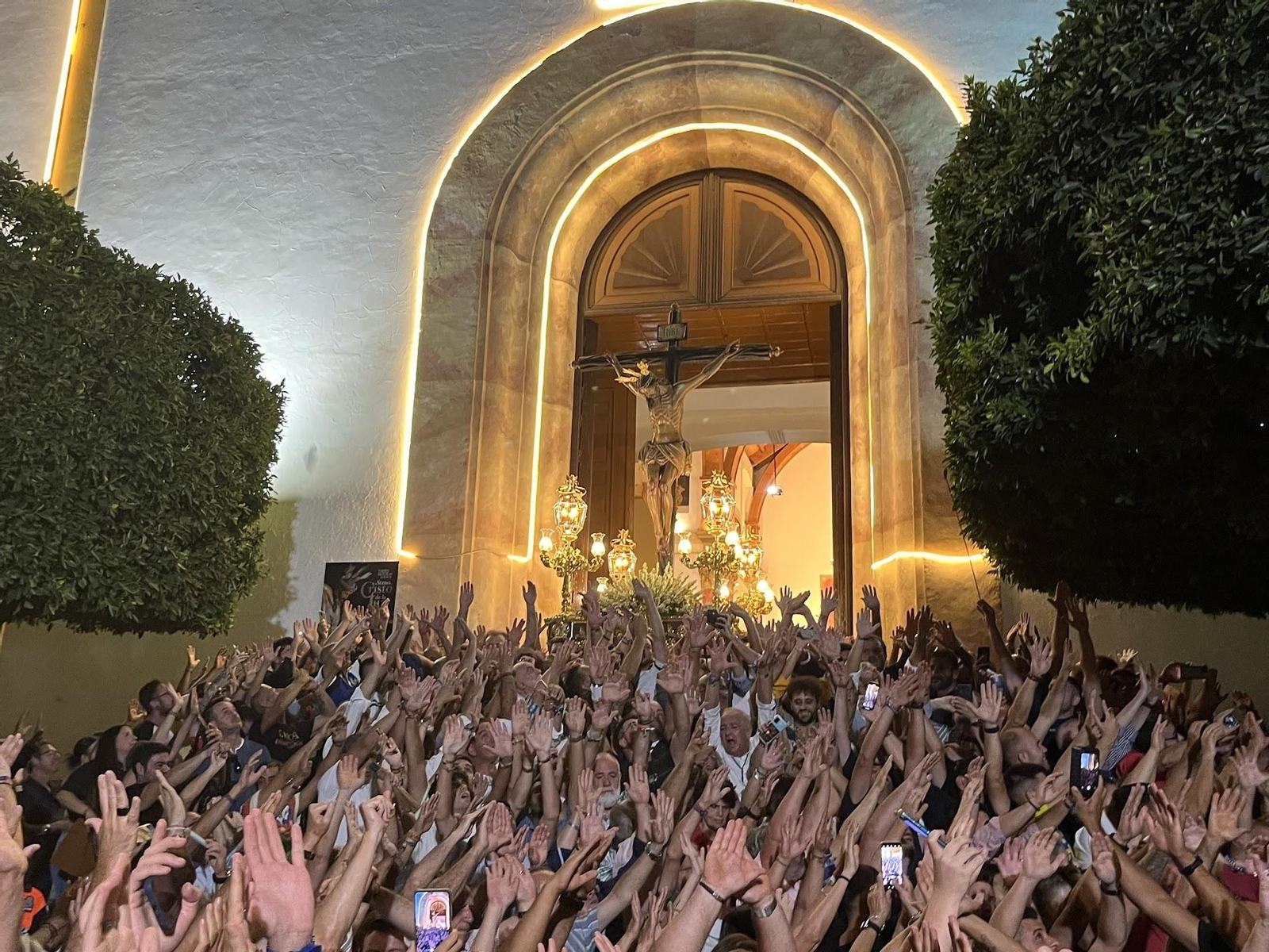 Celebración del Cristo de la Luz de Dalías.
