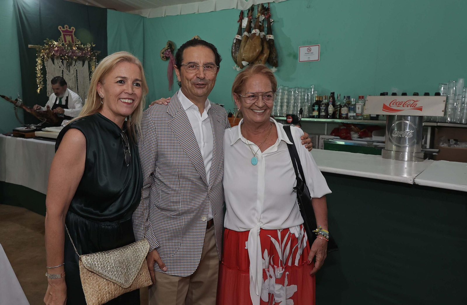 Fotos de la copa de autoridades en la caseta municipal de la Feria Real de Algeciras 2025