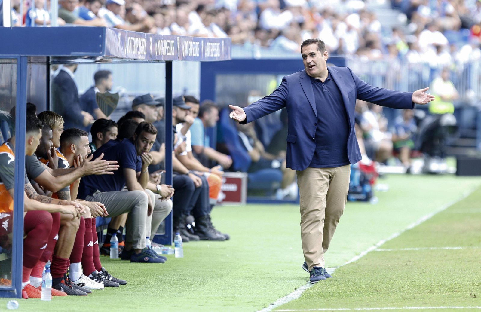 El Málaga CF-Córdoba CF, en imágenes
