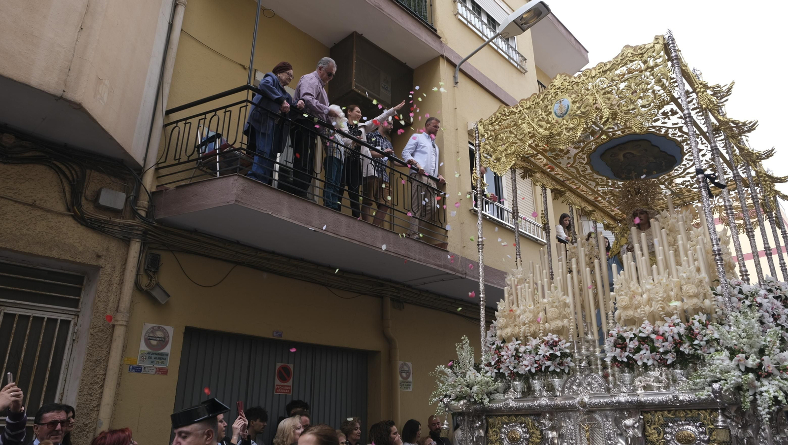 La procesión de Los Ángeles en Almería, en imágenes