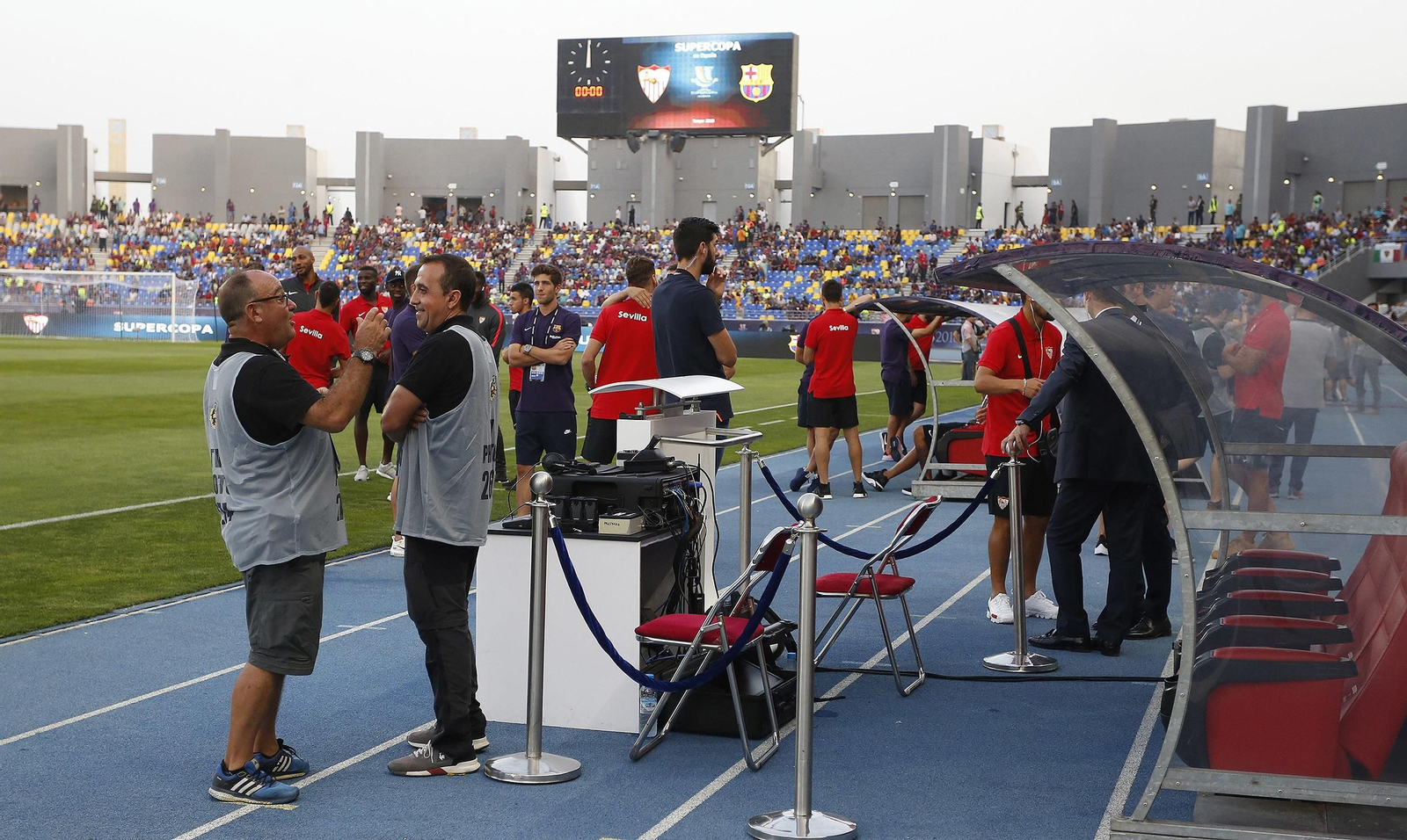 Las imágenes del Sevilla-Barcelona de la Supercopa