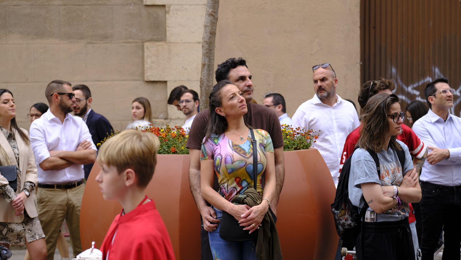 La Borriquita procesiona por las calles de Almería, en imágenes