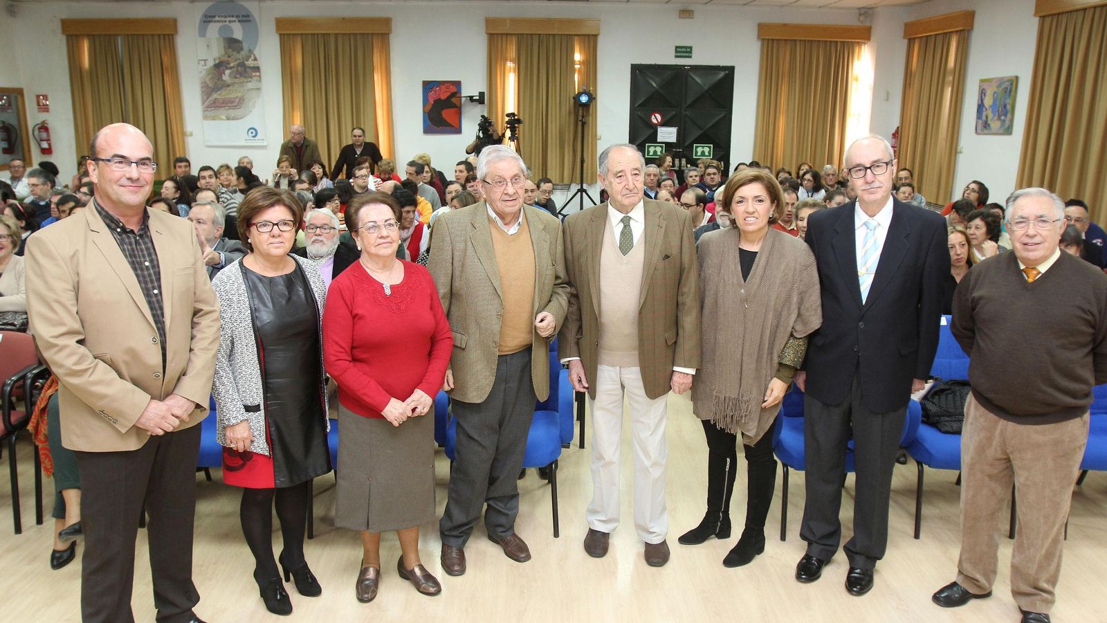 Homenaje a Juan Pérez Marín en 2014.