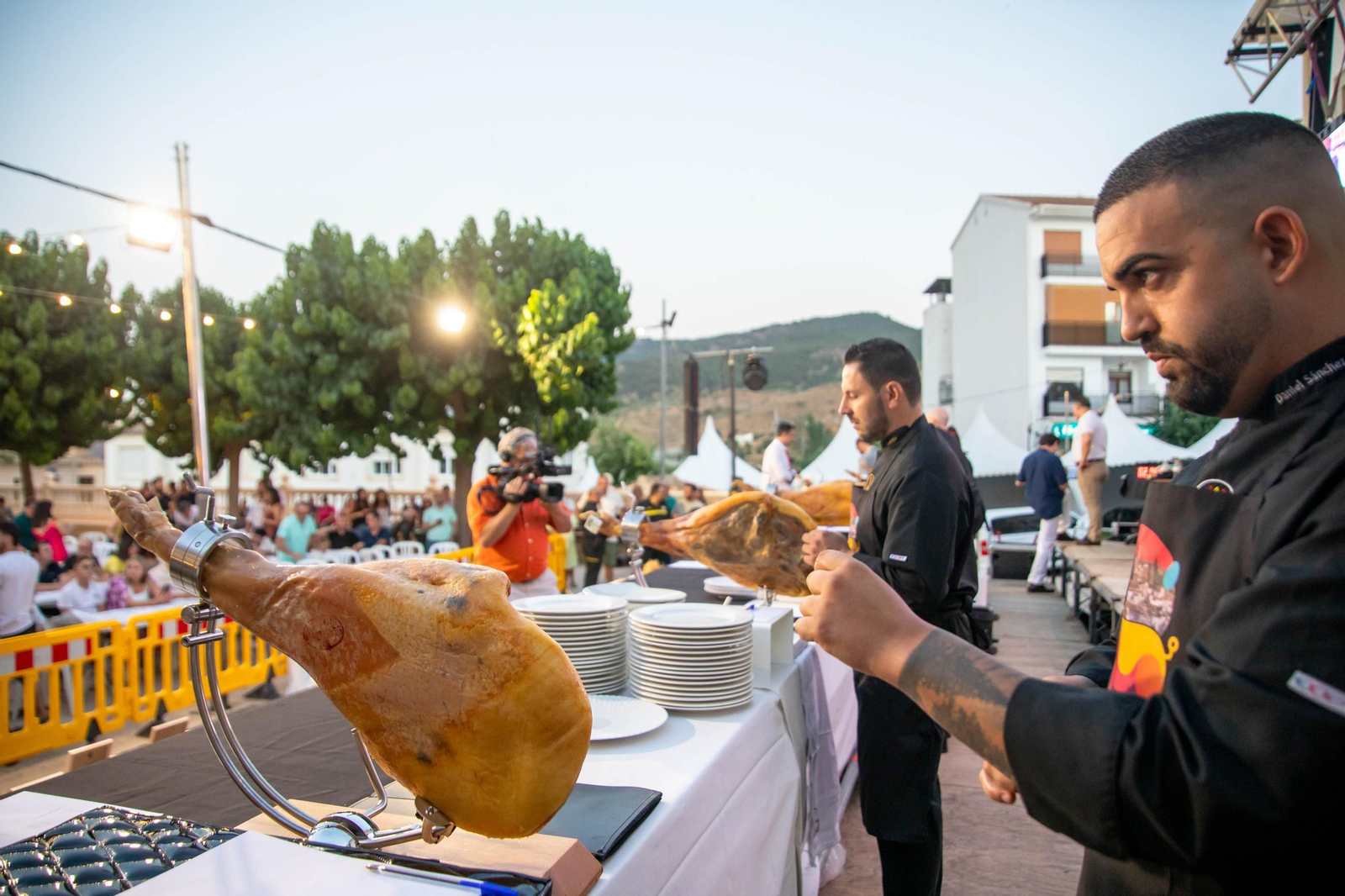Concurso de cortadores de jamón en Serón, en imágenes