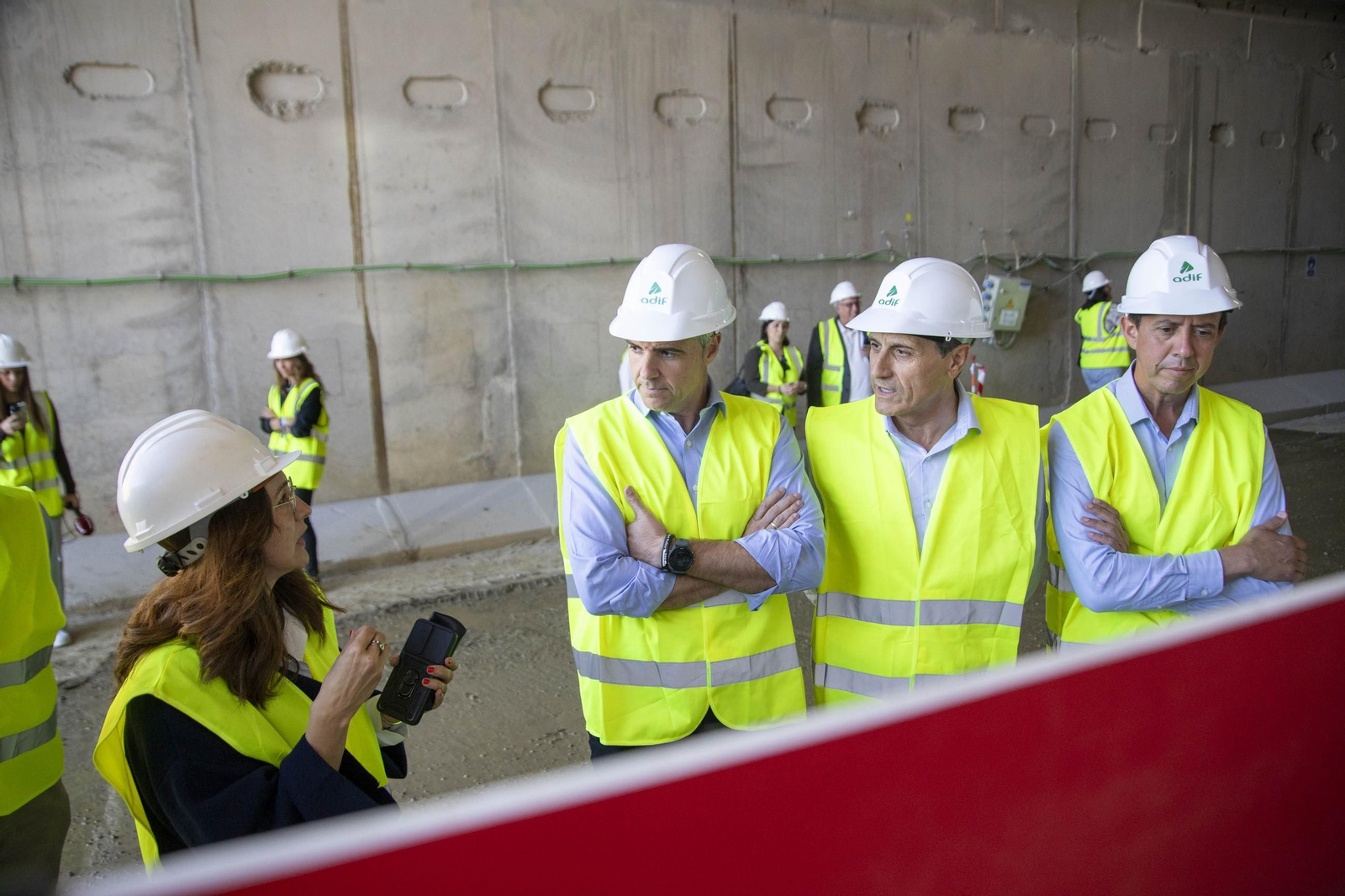 Así avanzan las obras del túnel de Viator del Ave