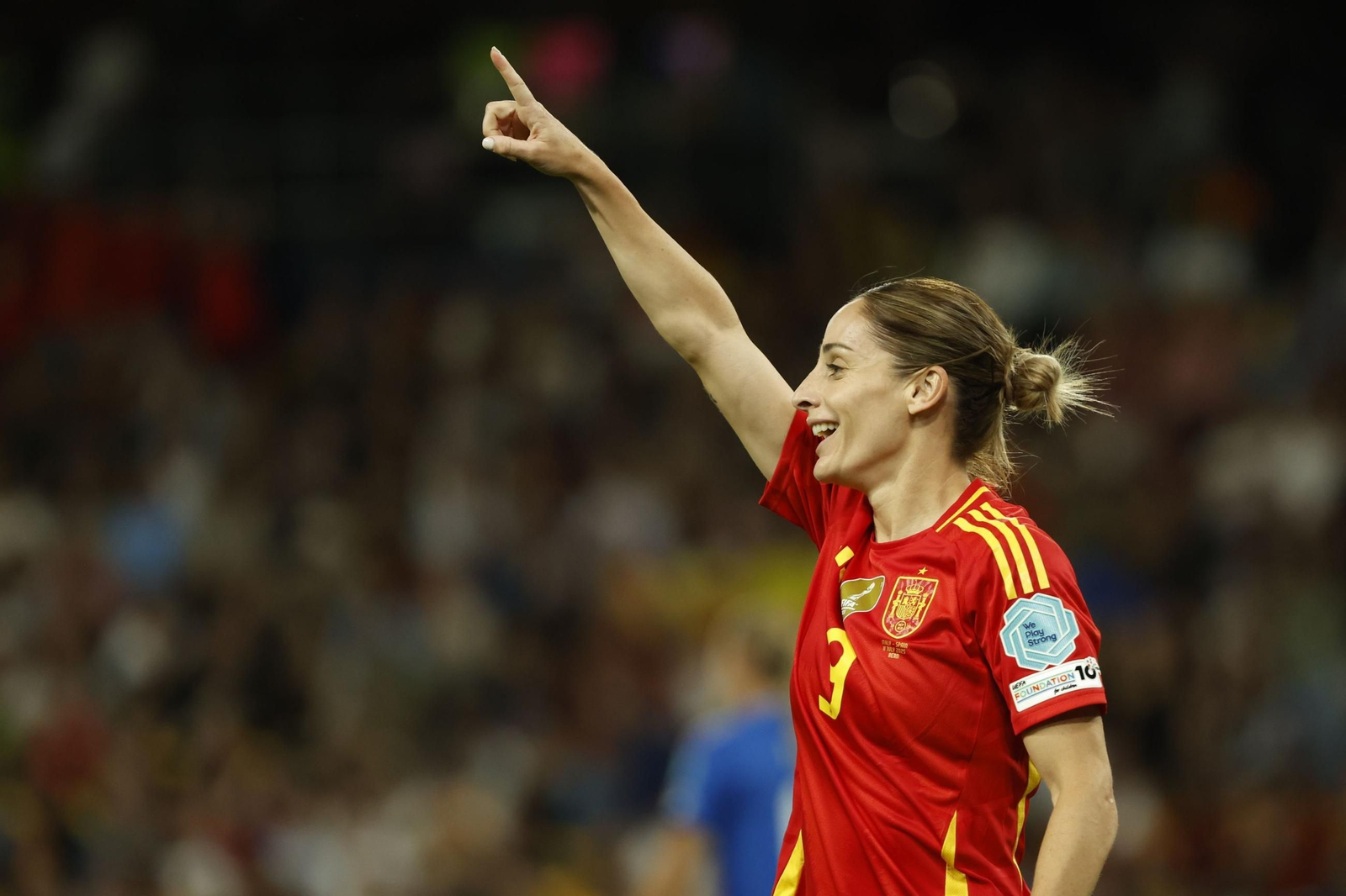 Las fotos del Italia - España de la Eurocopa femenina