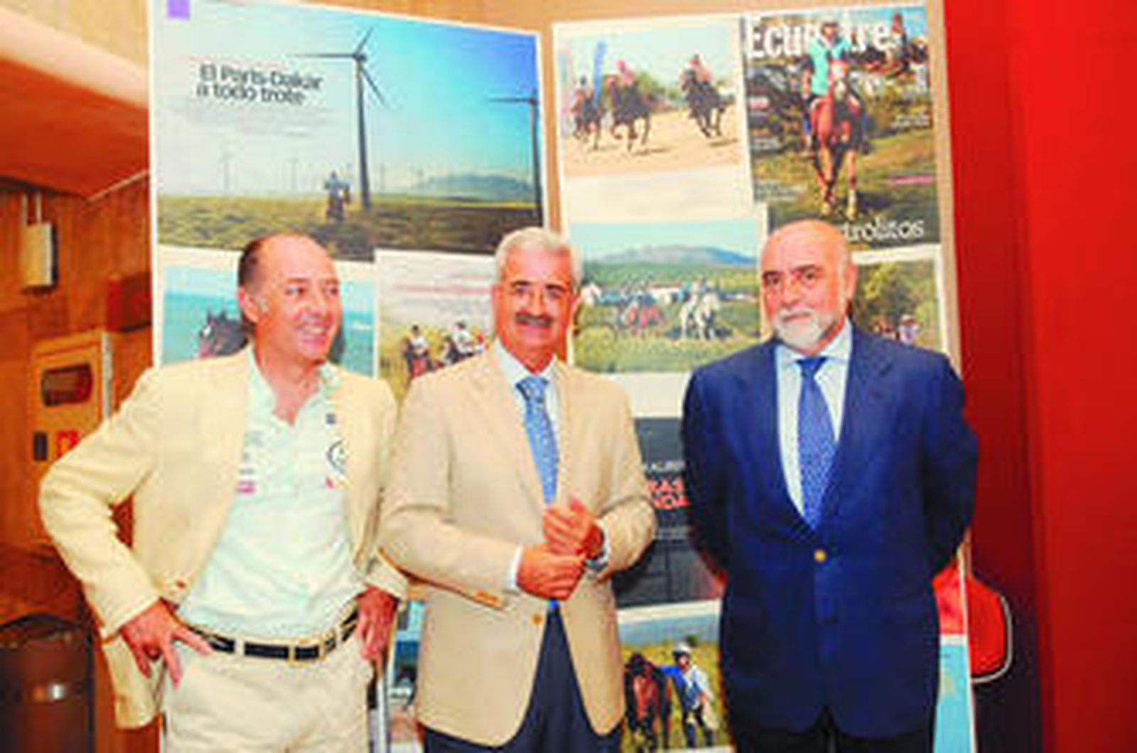 José Manuel Soto, Manuel Jiménez Barrios y Antonio Carrillo.