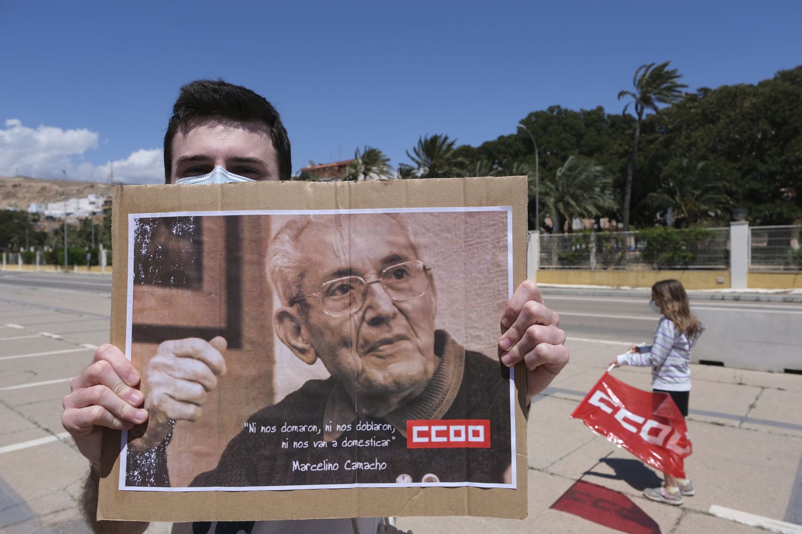 Fotogalería manifestación del Día Internacional del Trabajador. Almería