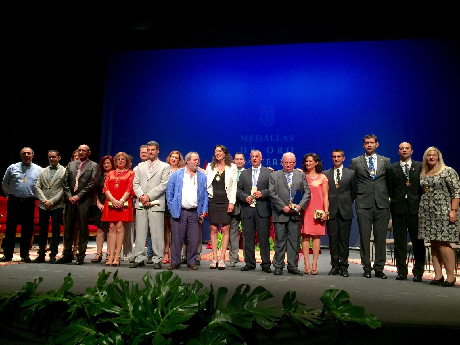 Entrega de las distinciones de la edición de 2016.