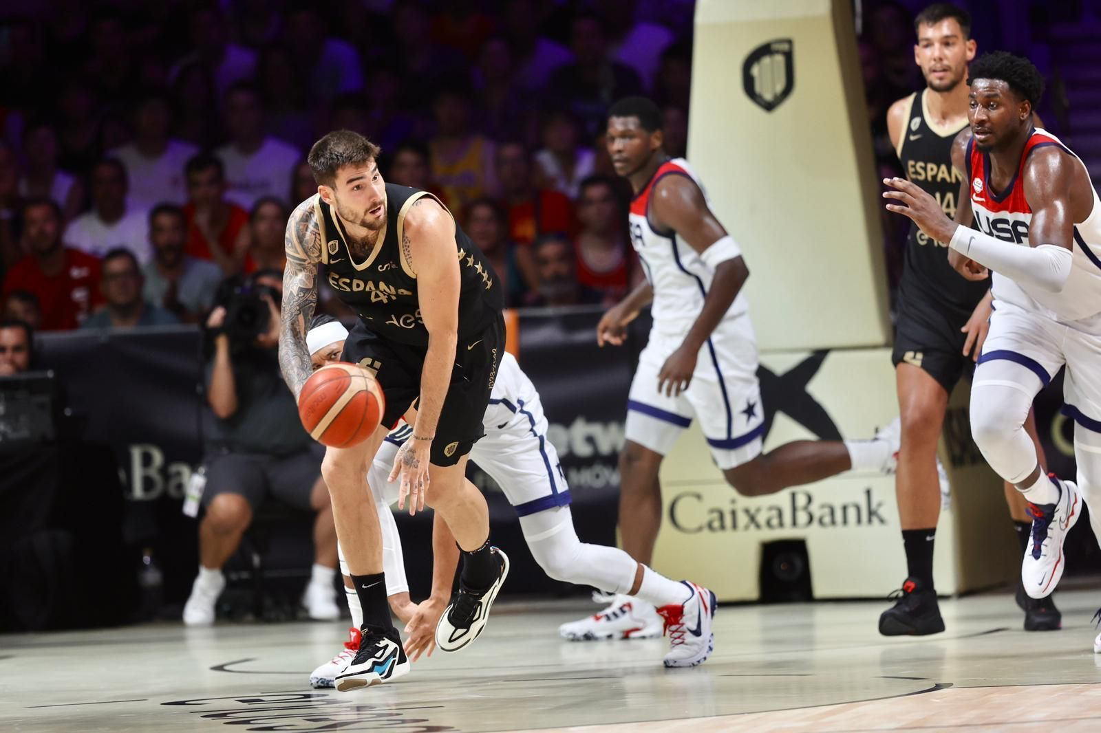 Las imágenes del España-Estados Unidos en el Martín Carpena