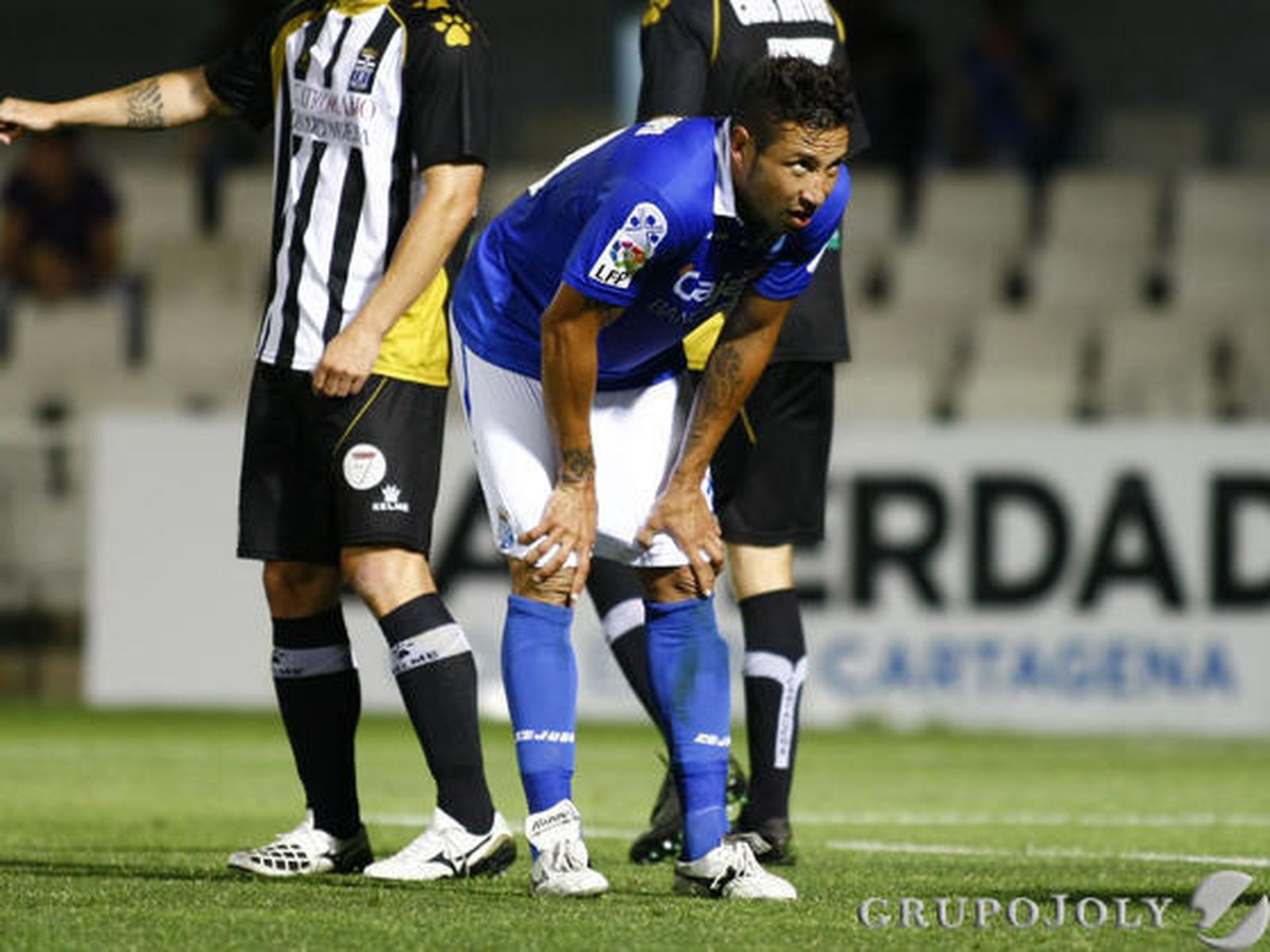 Como ante el Villarreal B, los de Moreno estuvieron negados de cara a gol, José Mari erró una pena máxima  Foto: lof