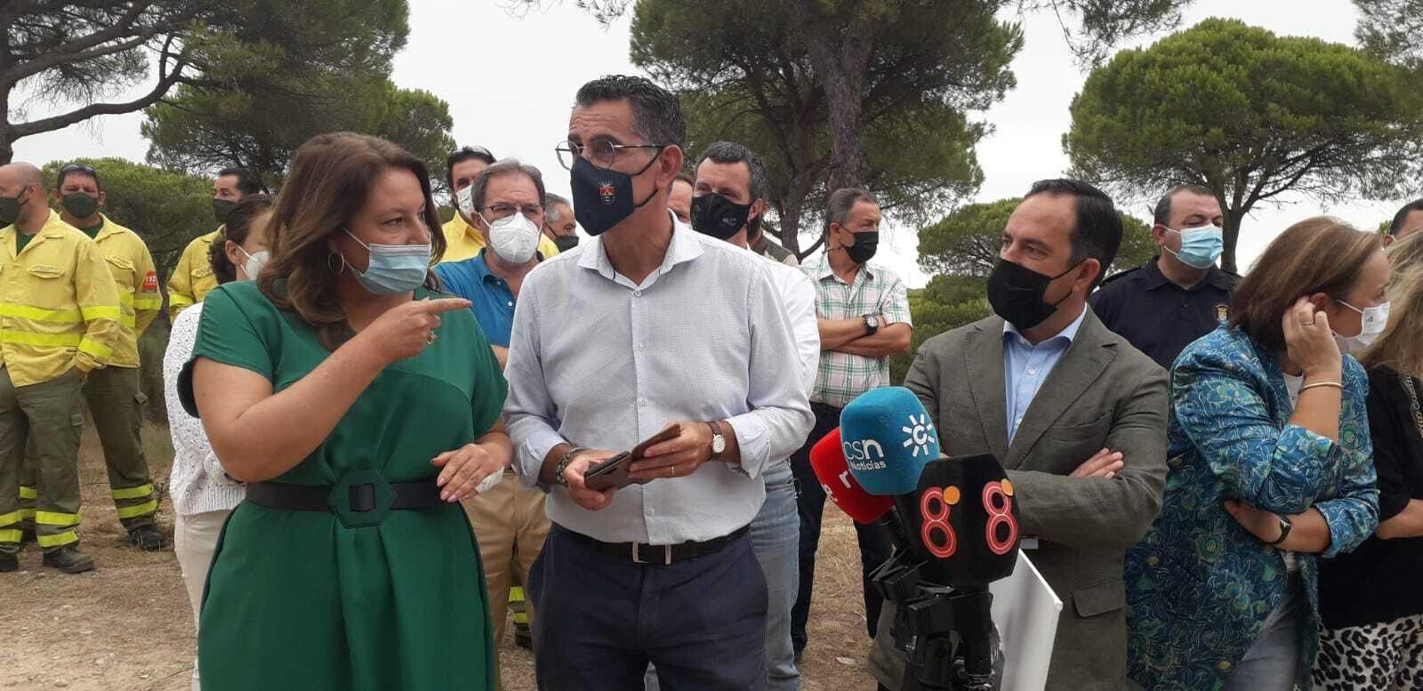 La consejera de Agricultura, Carmen Crespo, en Barbate