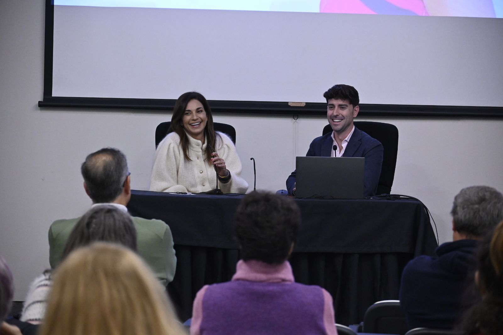 Mariló Montero imparte la charla 'una vida dedicada al periodismo' en imágenes
