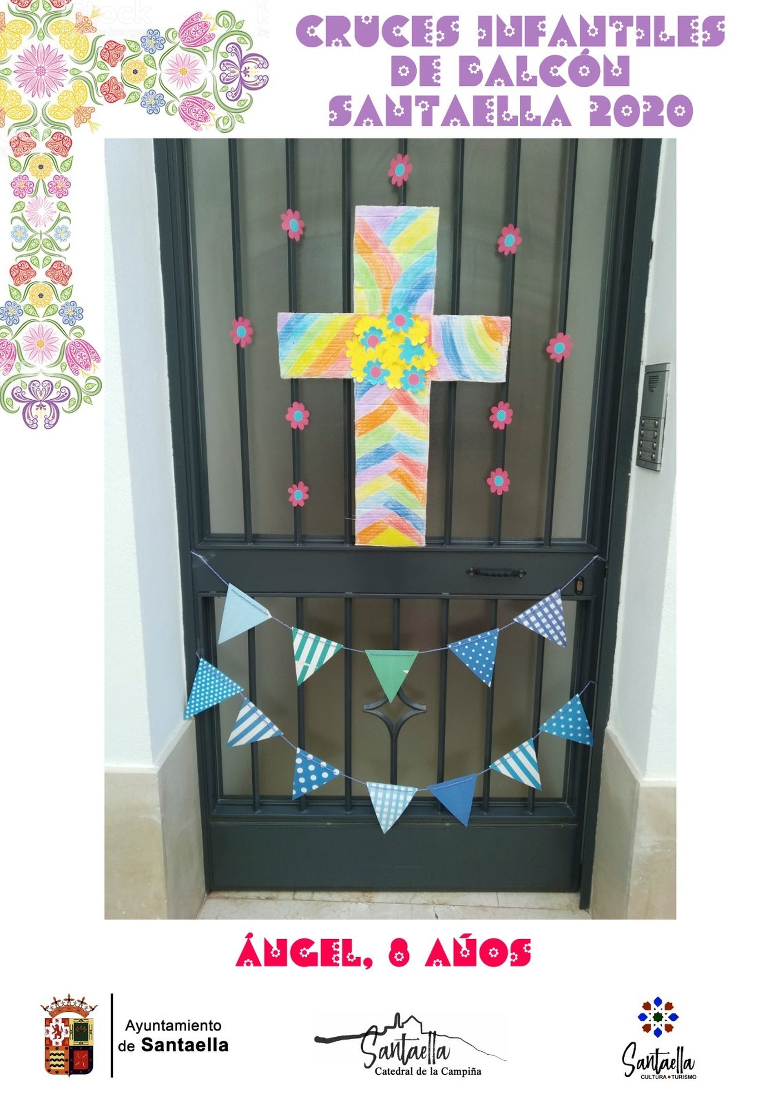 Así son las Cruces de Mayo de los niños de Santaella