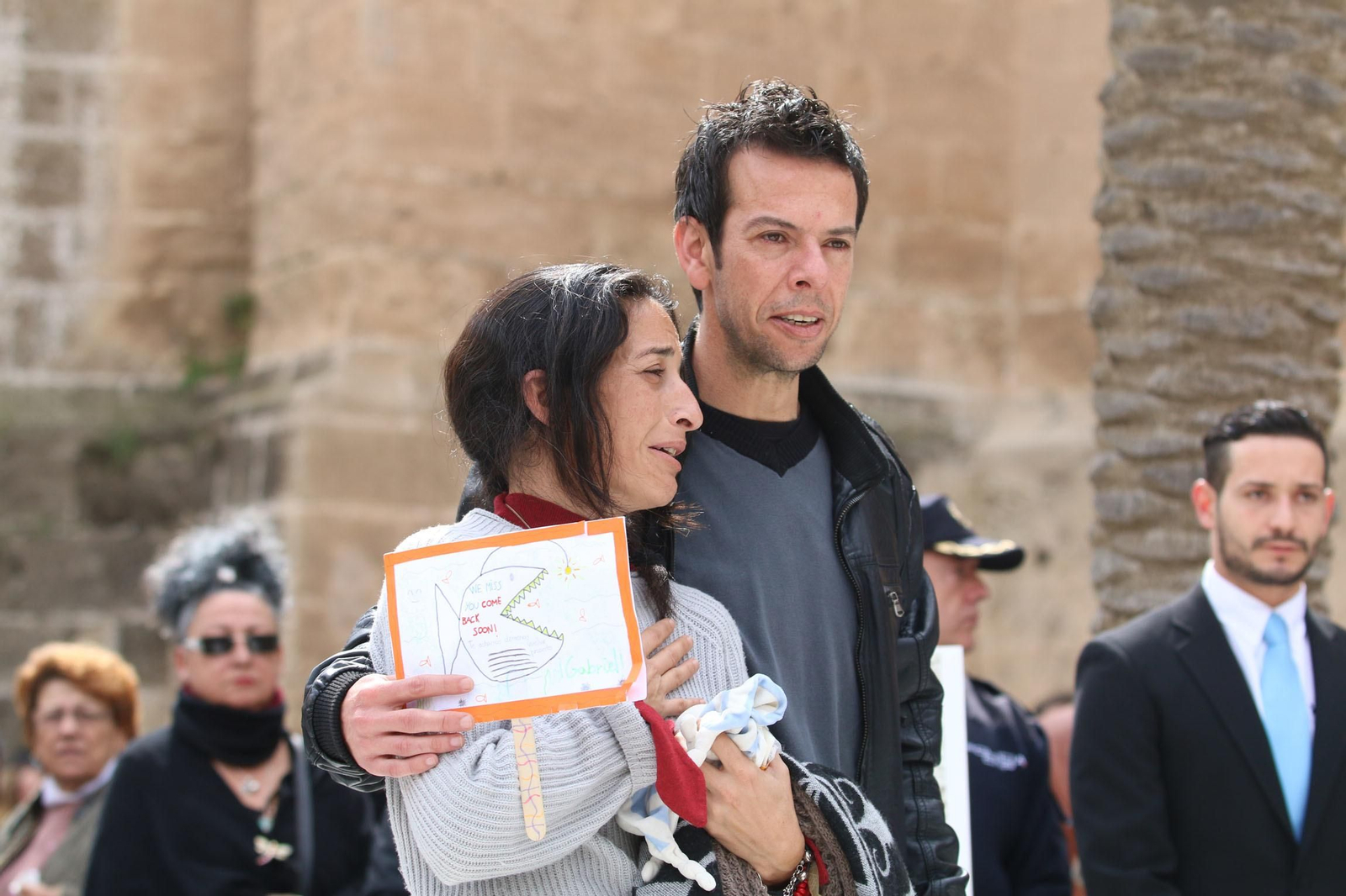 Las imágenes del funeral de Gabriel