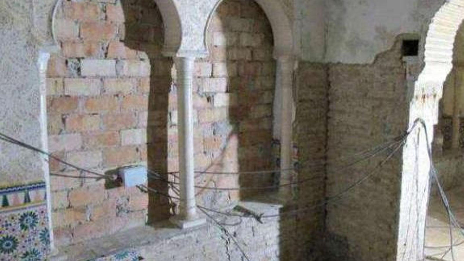 Imagen del estado del vestíbulo recogida en la memoria del proyecto.