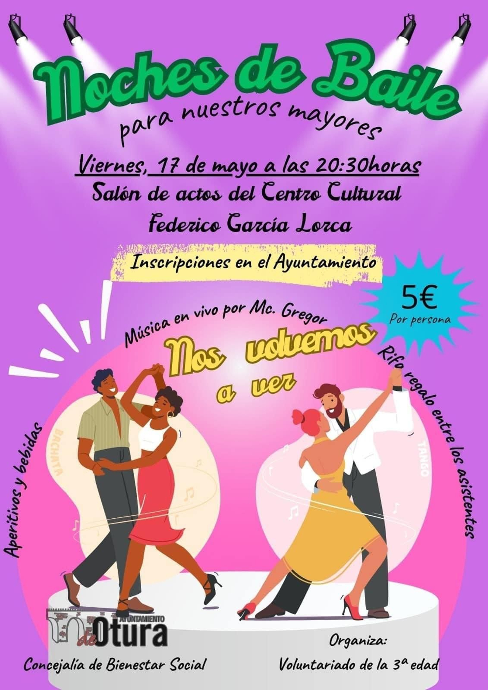 Vuelven las noches de baile para mayores en Otura