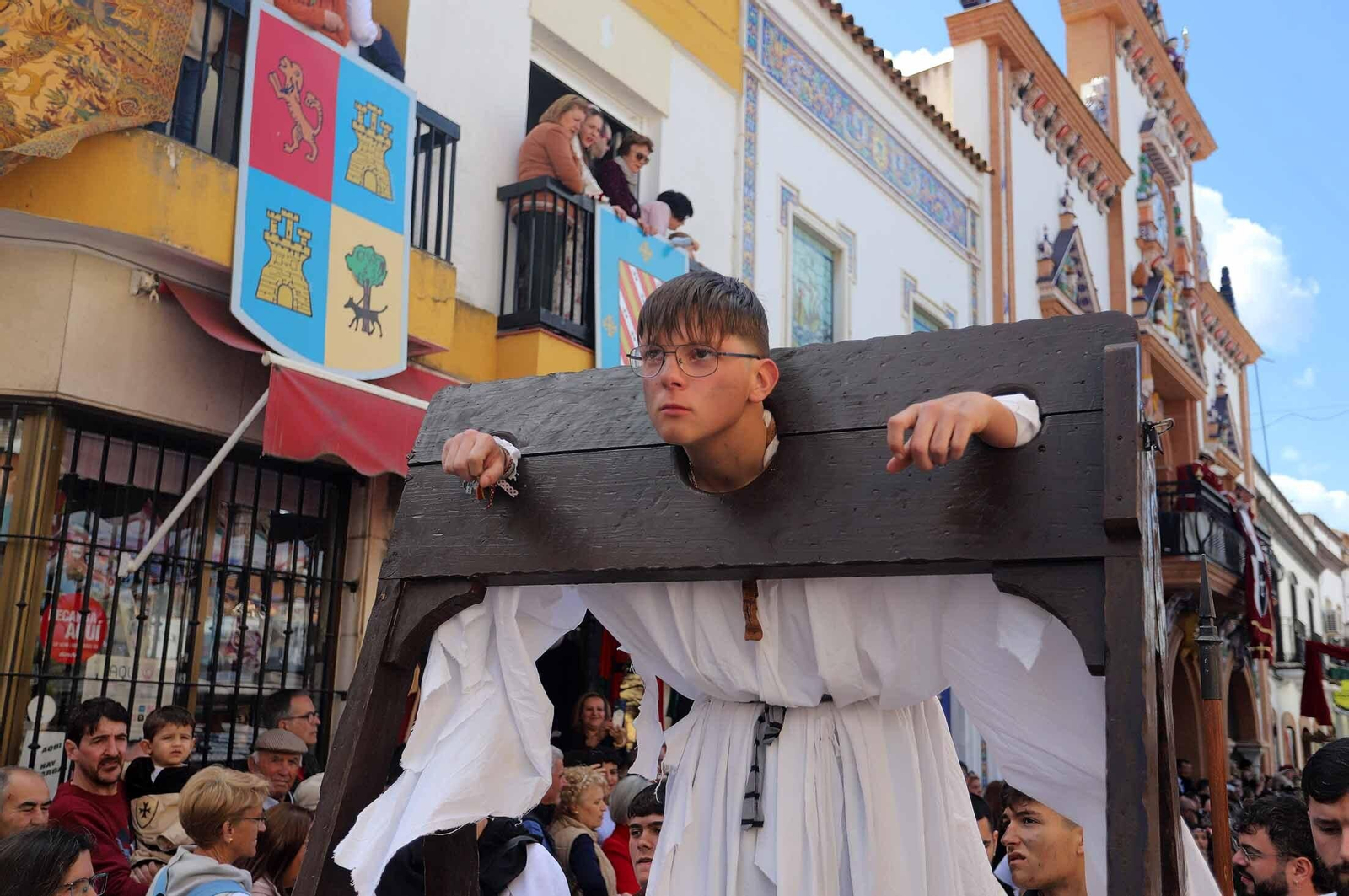 Imágenes del gran ambiente en la Feria Medieval de Palos de la Frontera, Huelva