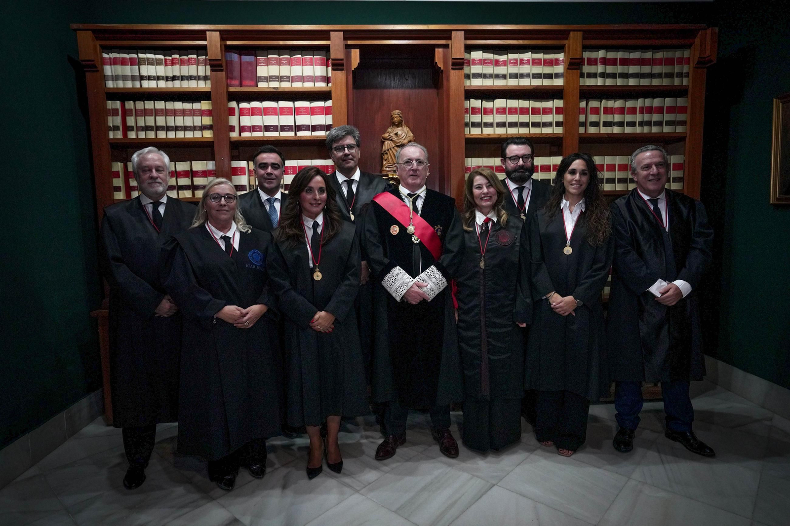 El reconocimiento al decano de los abogados de Jerez, Federico Fernández, en imágenes