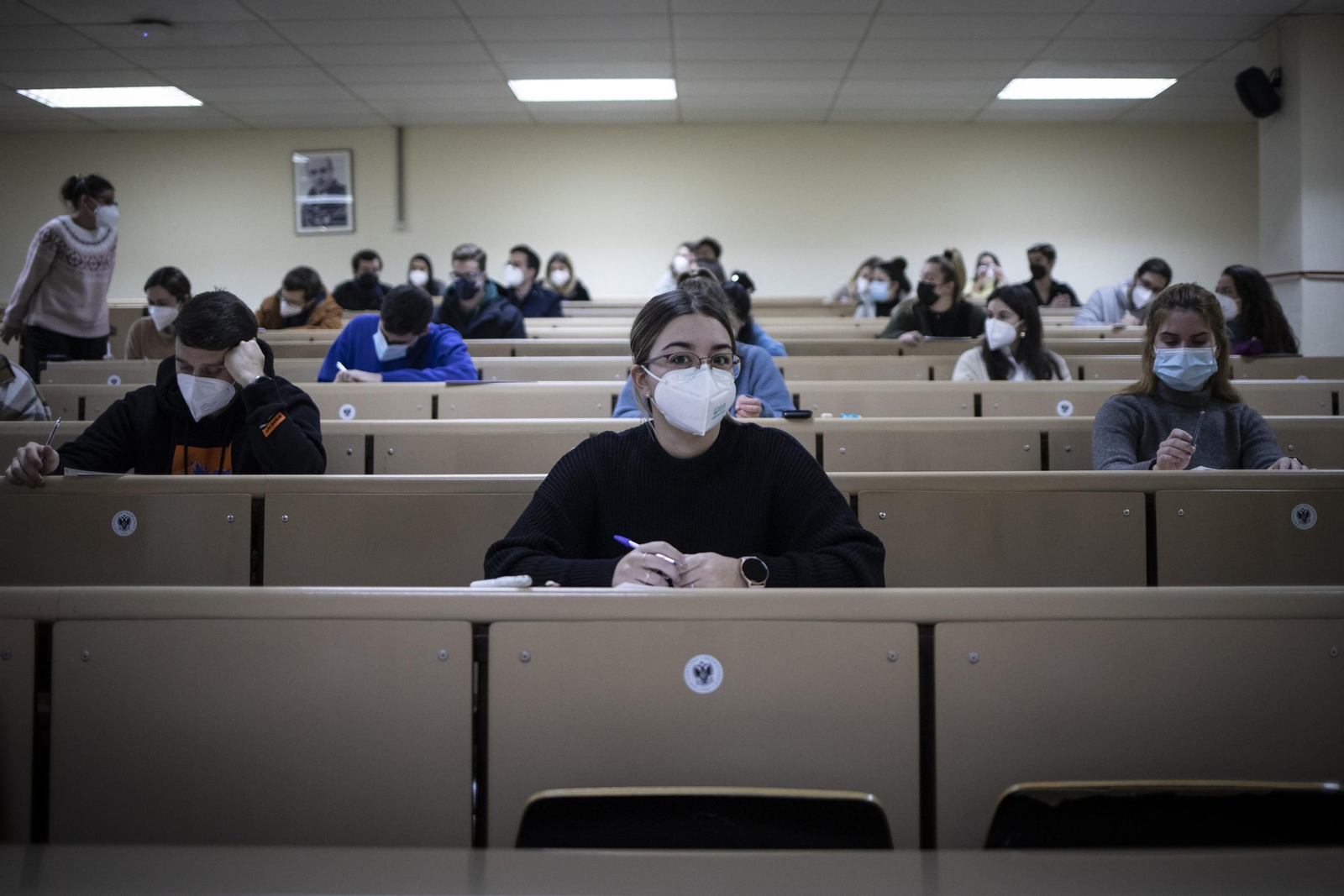 Examen el pasado mes de enero en Farmacia.