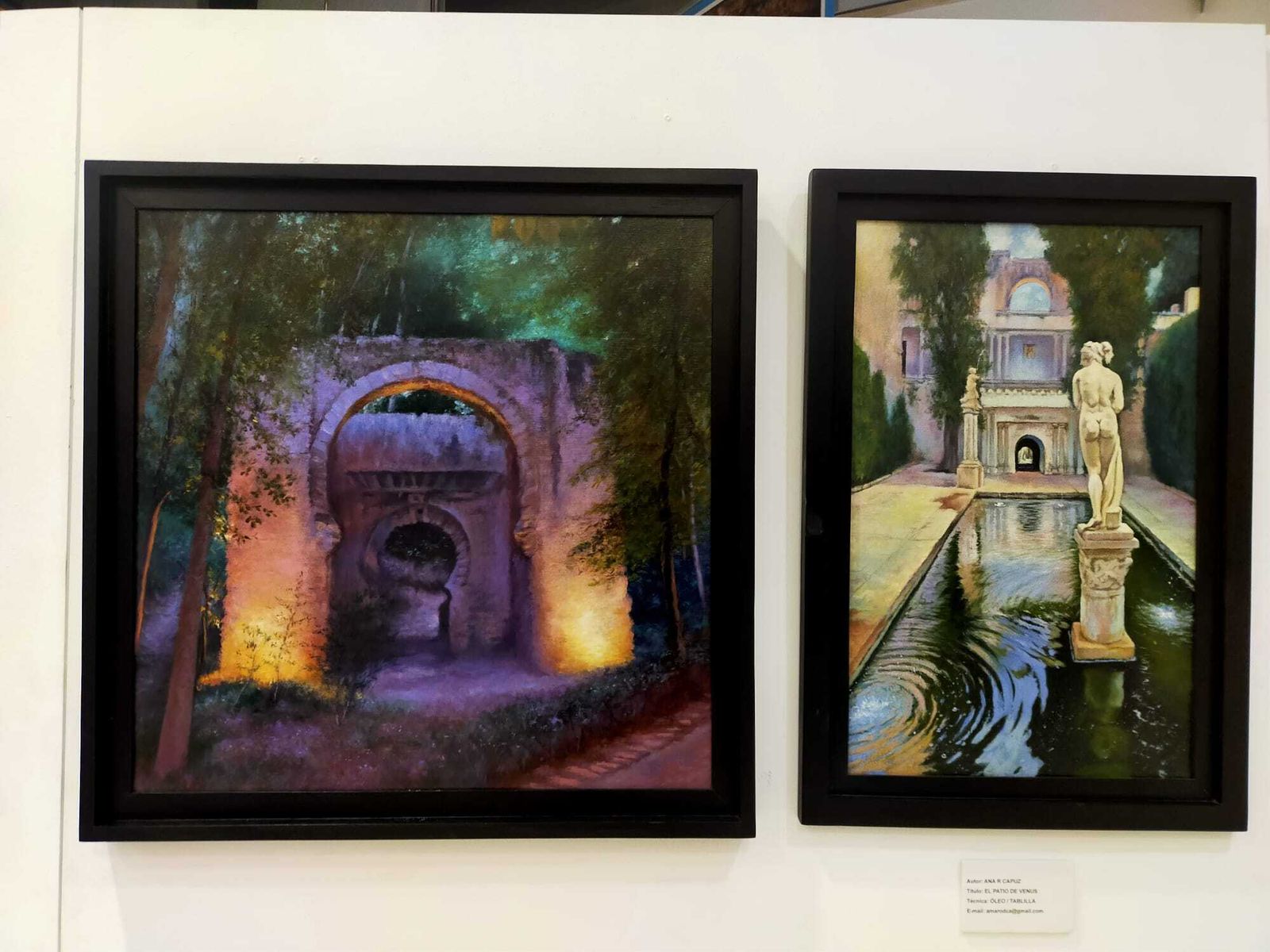 Algunas de las piezas que pueden verse en 'Unidas por el arte'.