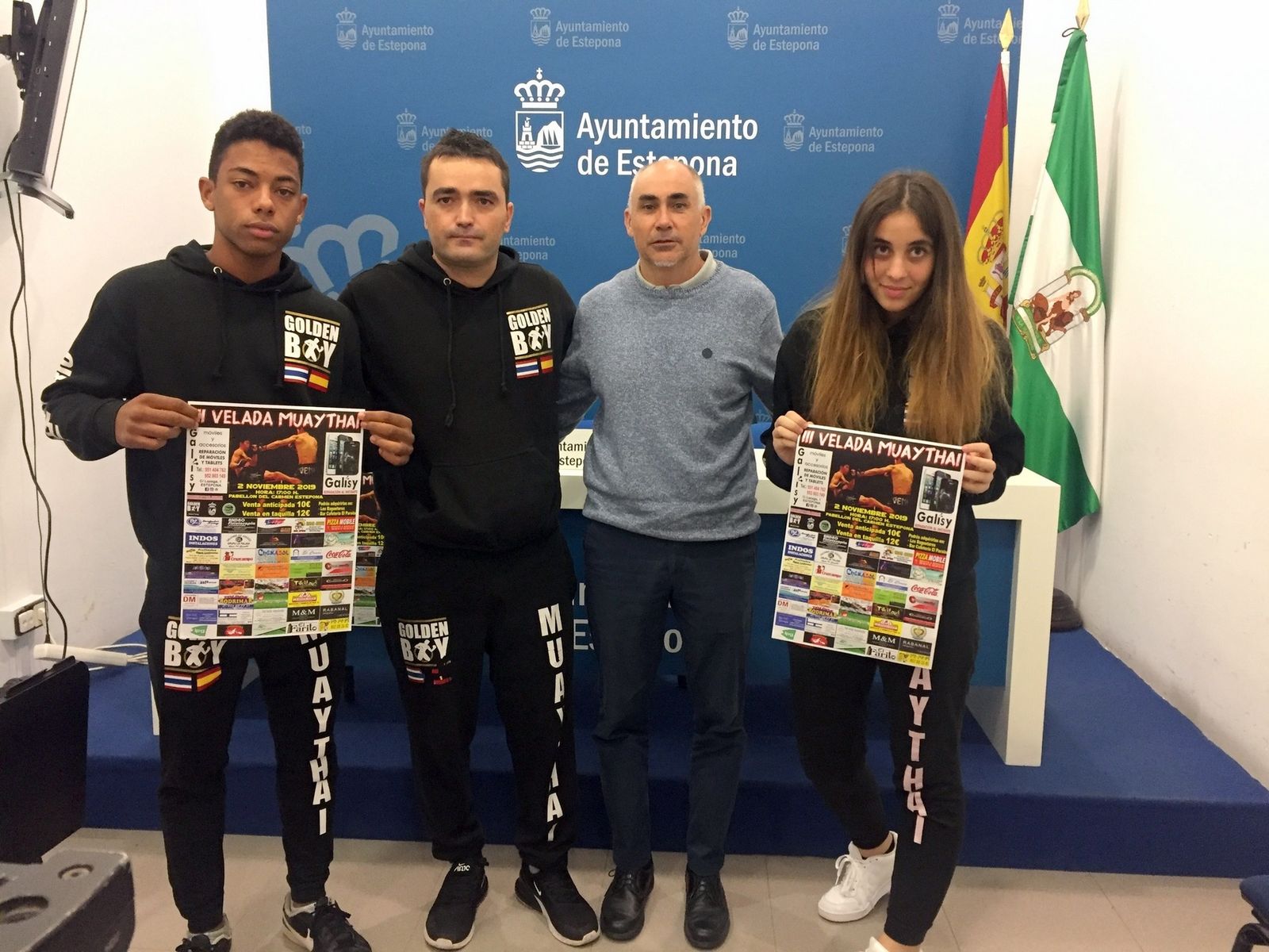 Presentación de la Velada de Muay Thai en Estepona.