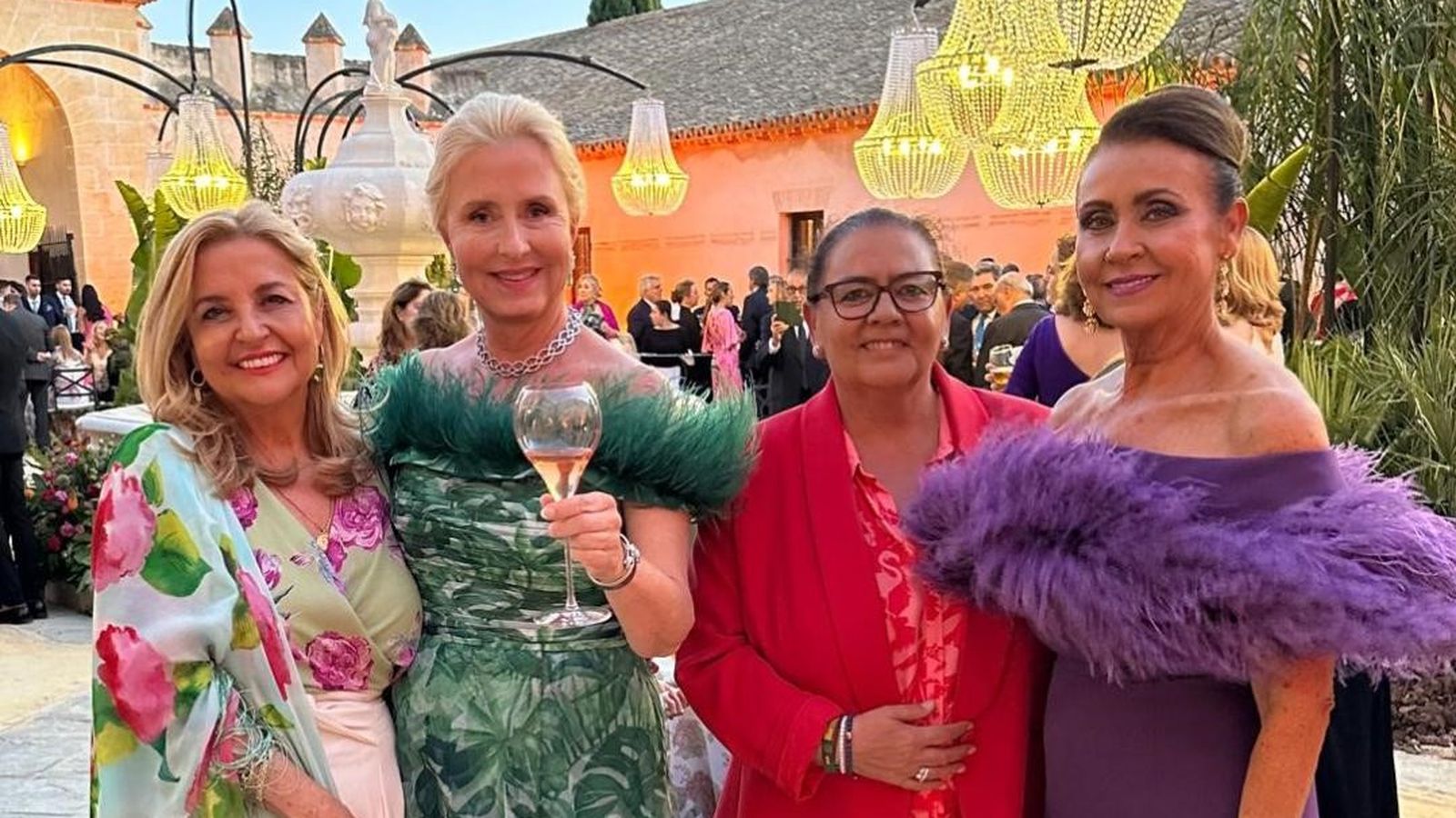 Inmaculada Casal, Susan Nolting, María del Monte y Maribel Hierro.