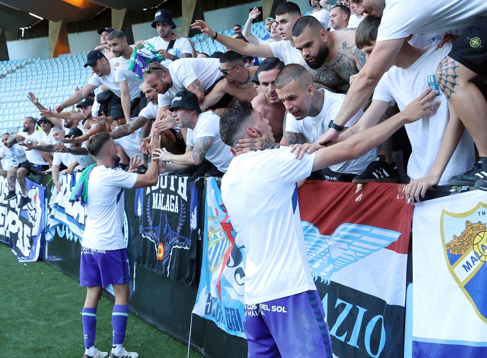 Las fotos del Celta Fortuna-Málaga de play off