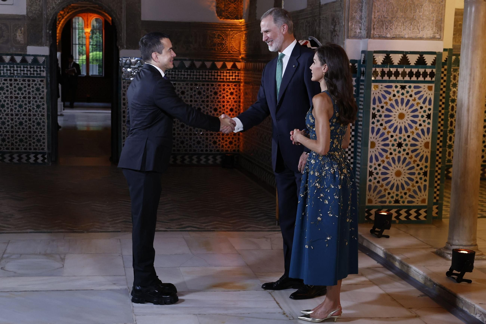 Las fotos de la cena de gala dada por los Reyes previa a la cumbre de la ONU en Sevilla