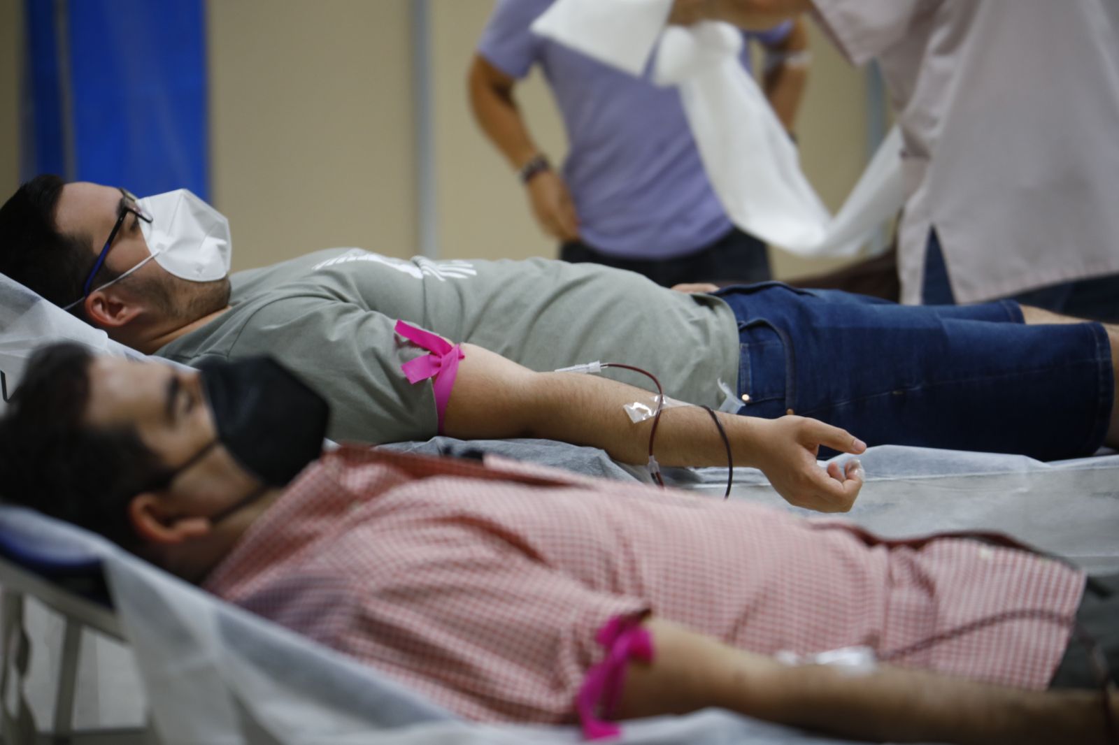 La campaña de donación de sangre en el centro comercial El Arcángel, en imágenes