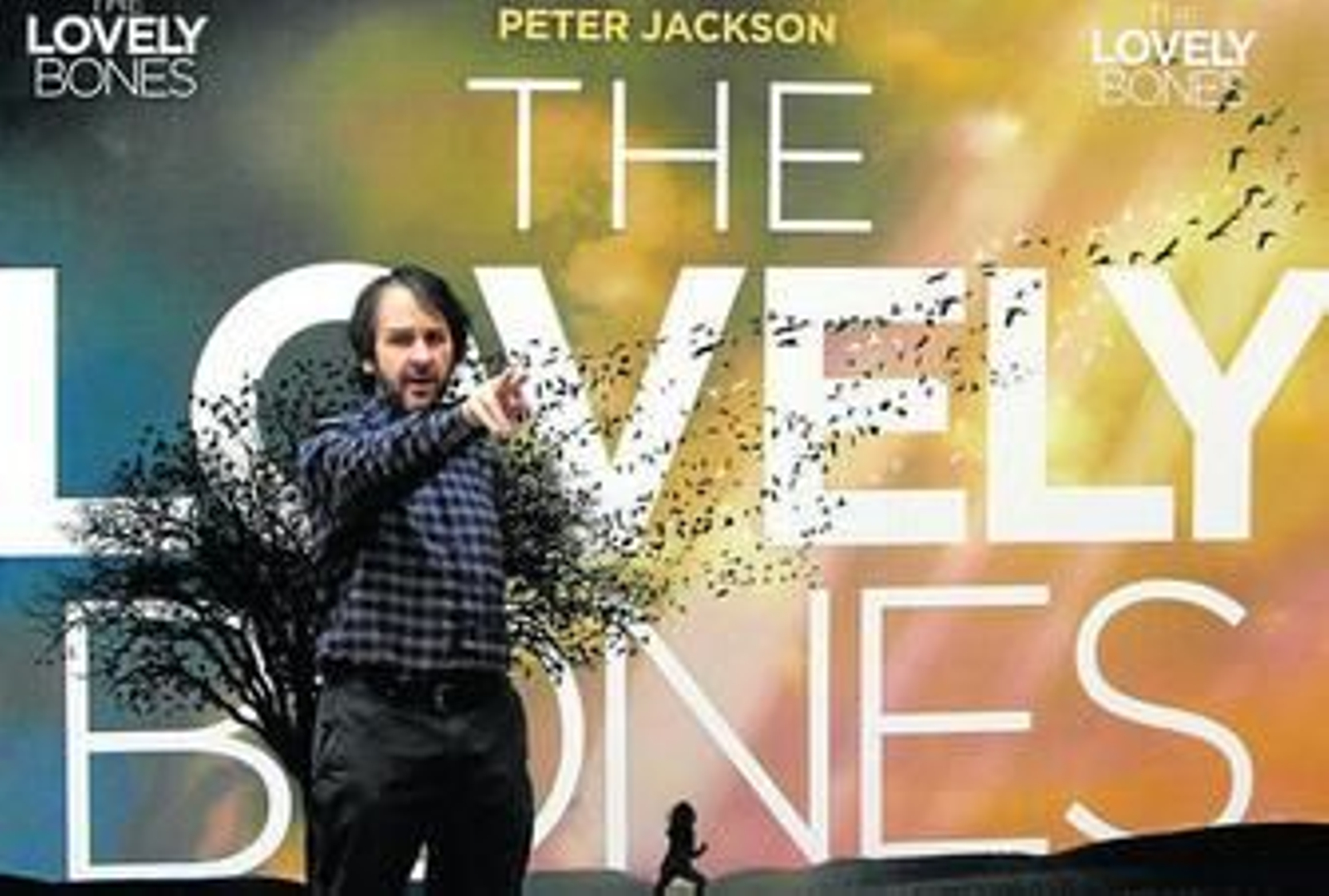 El cineasta Peter Jackson, ayer, en Madrid, durante la presentación de la película 'The lovely bones'.
