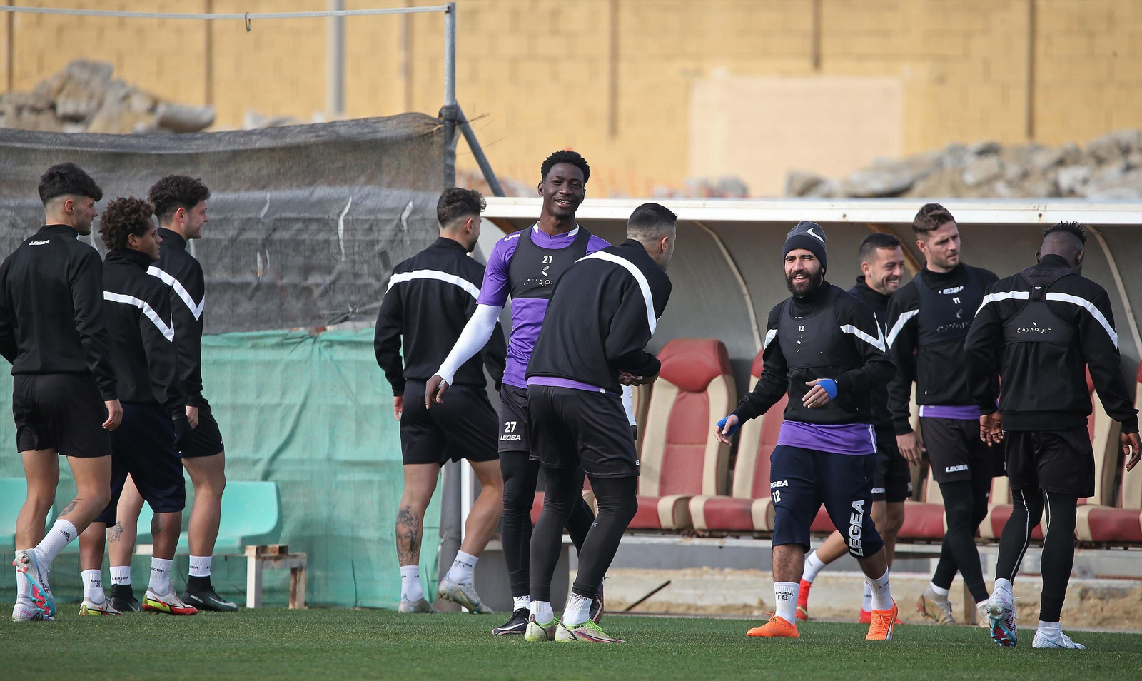 Fotos del entrenamiento de la Balona  previo al partido contra el Deportivo de La Coruña