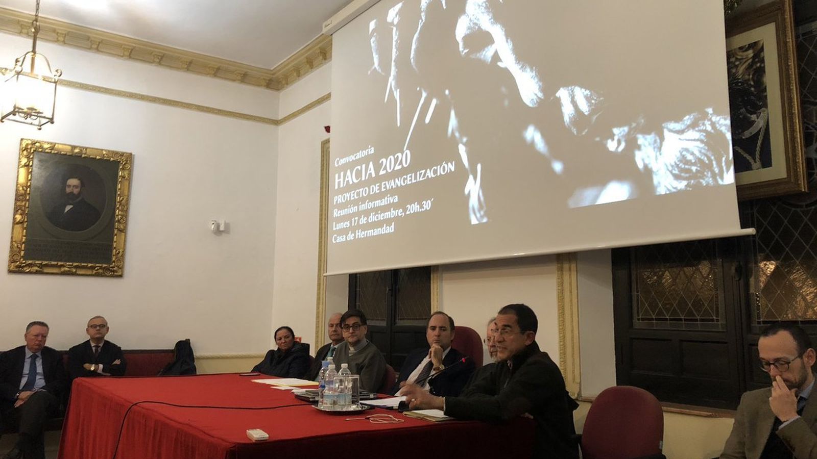 Reunión celebrada en el Gran Poder.