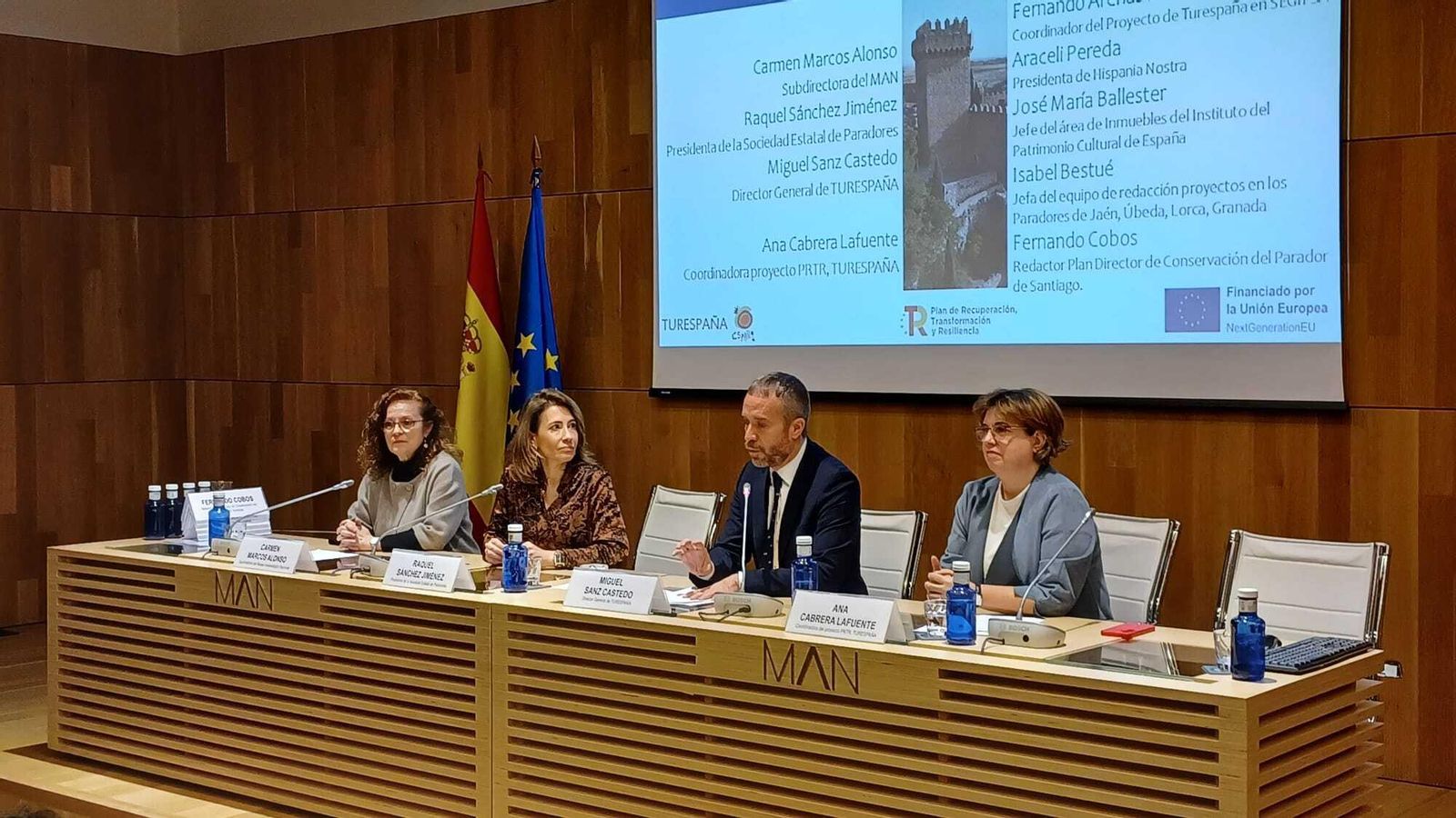 Imagen de la presentación del acto